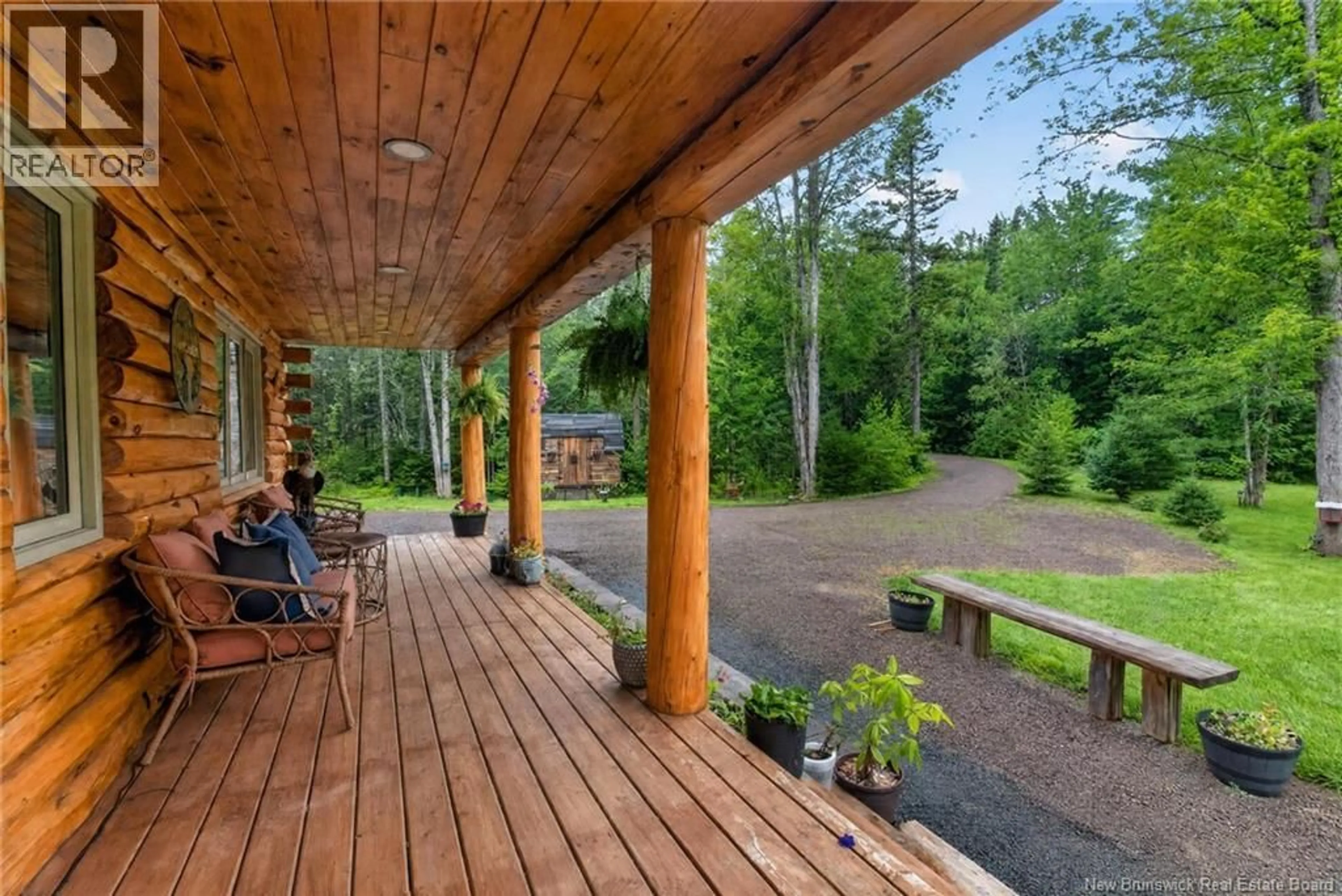 Patio, forest/trees view for 149 MACLEAN CROSSROAD ROAD, Irishtown New Brunswick E1H1Y1