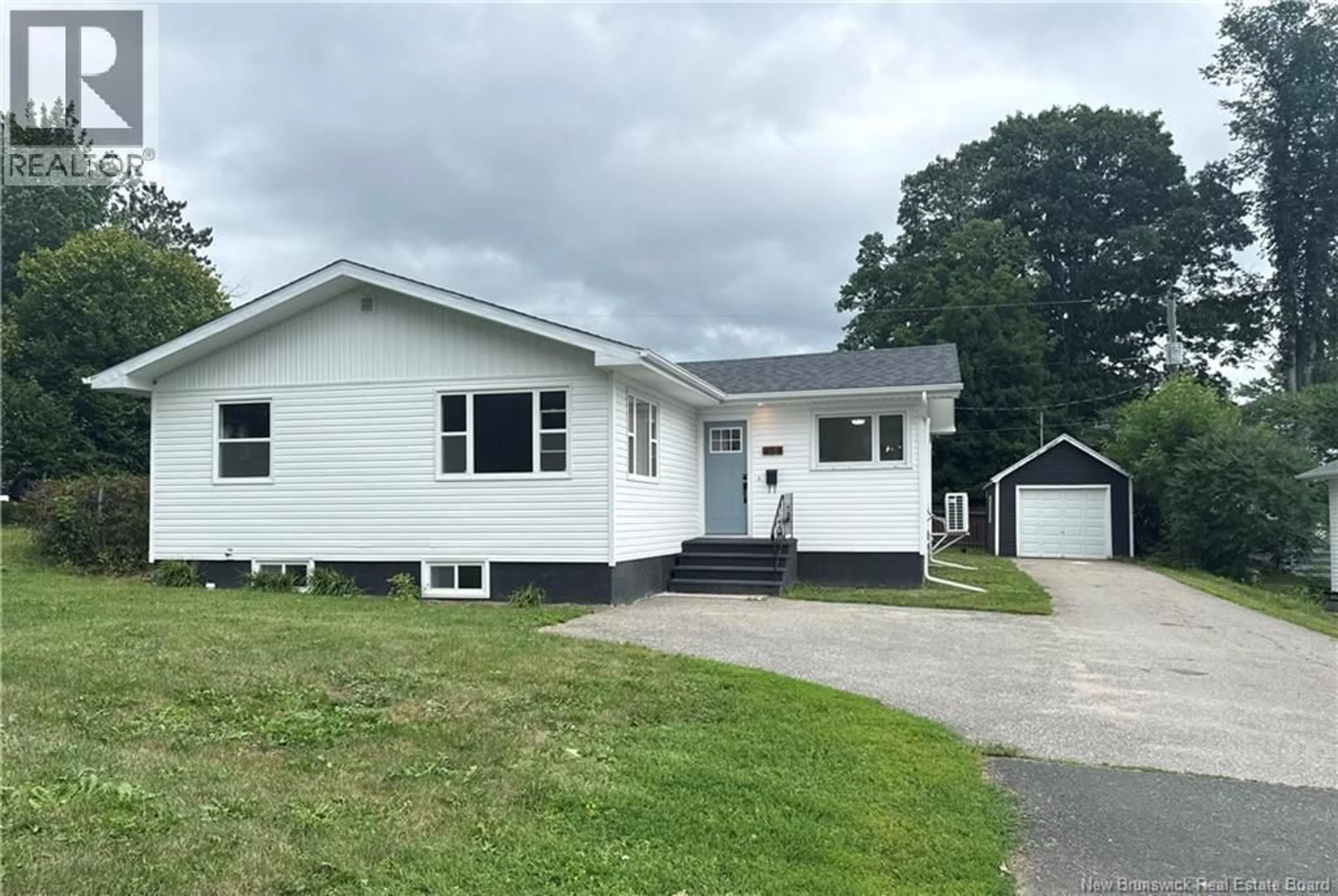 Home with vinyl exterior material, street for 454 GREMLEY DRIVE, Miramichi New Brunswick E1V2M1