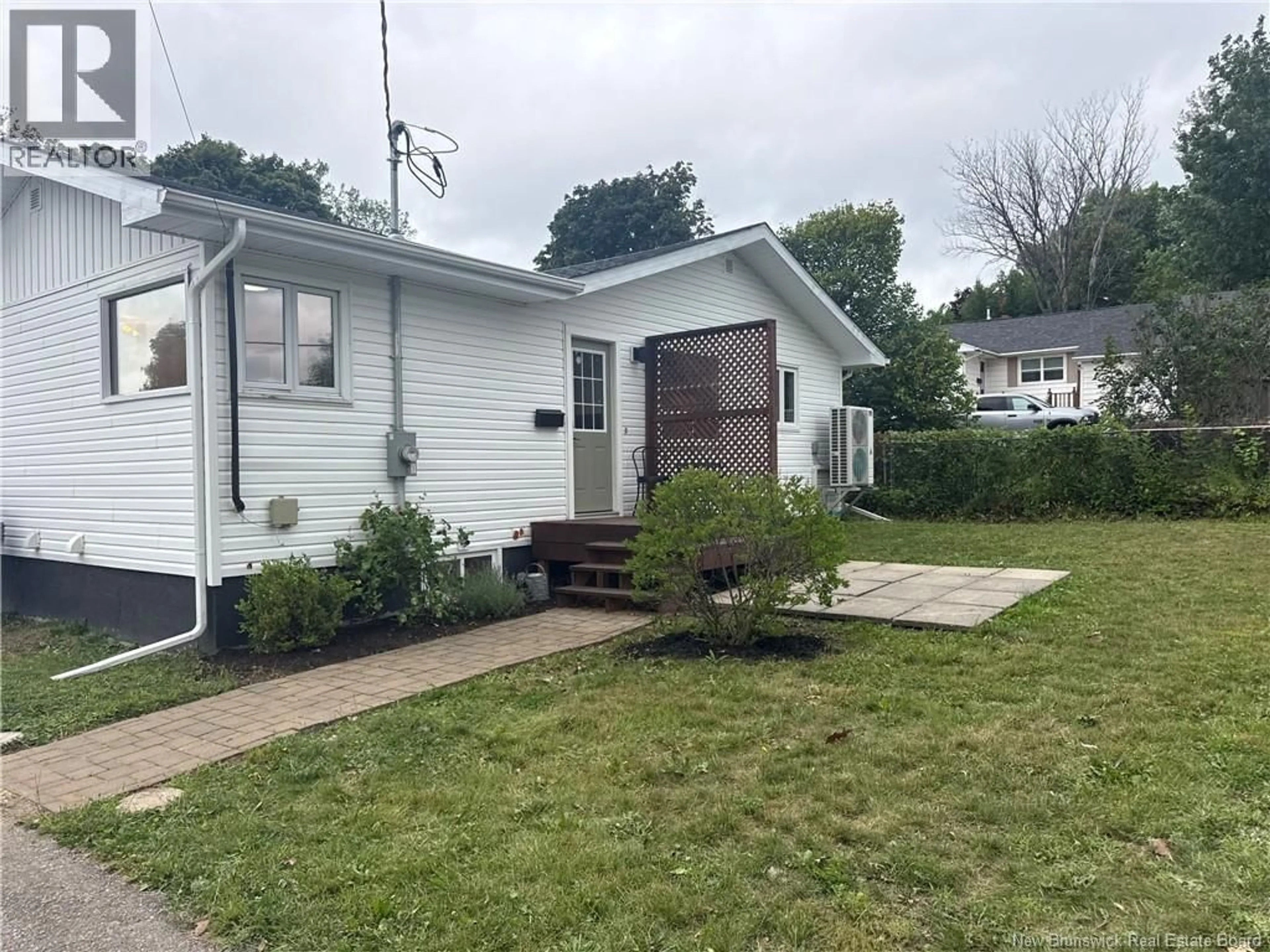 Home with vinyl exterior material, street for 454 GREMLEY DRIVE, Miramichi New Brunswick E1V2M1