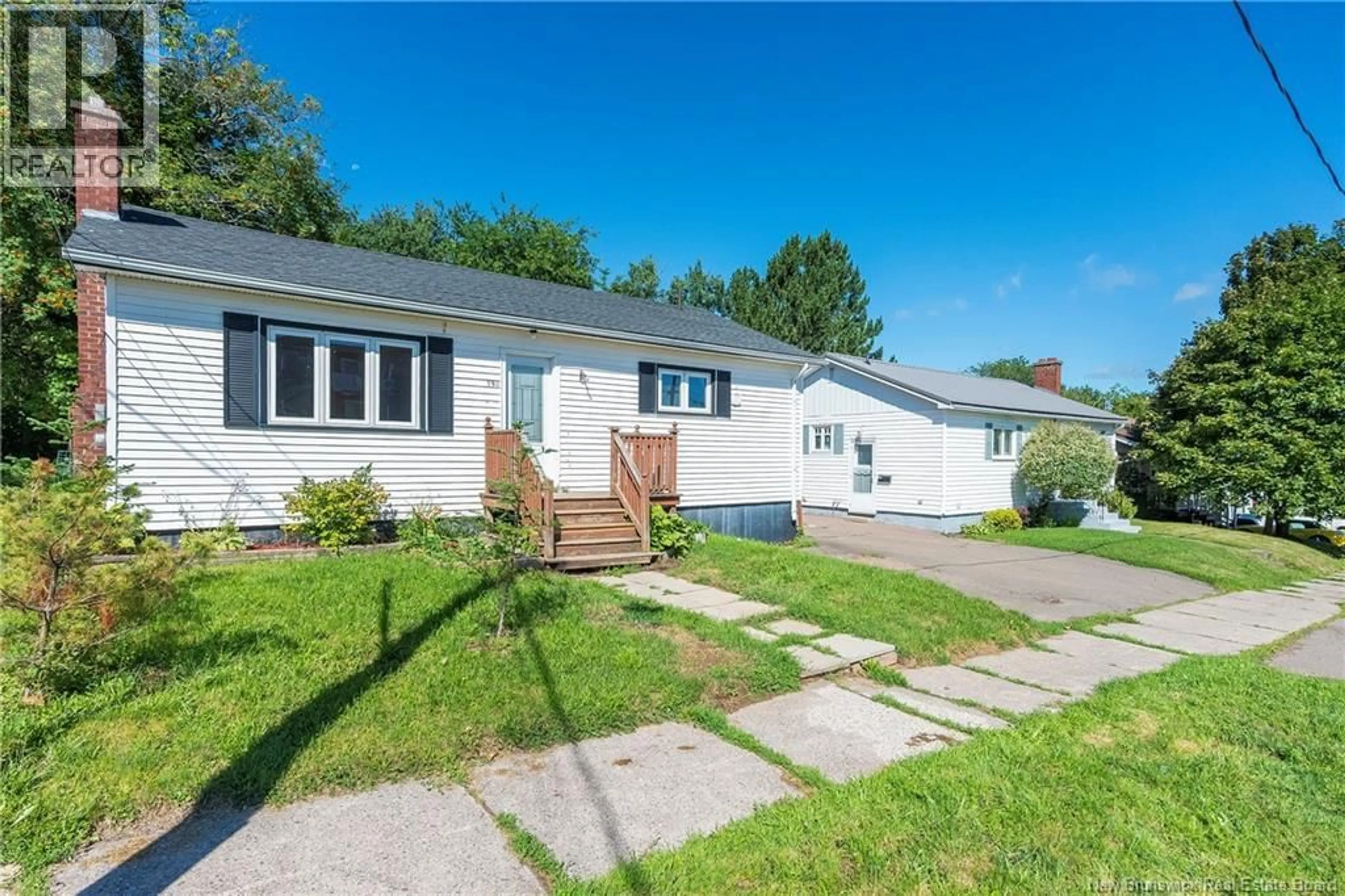 Home with vinyl exterior material, street for 194 JONES STREET, Moncton New Brunswick E1C6K3