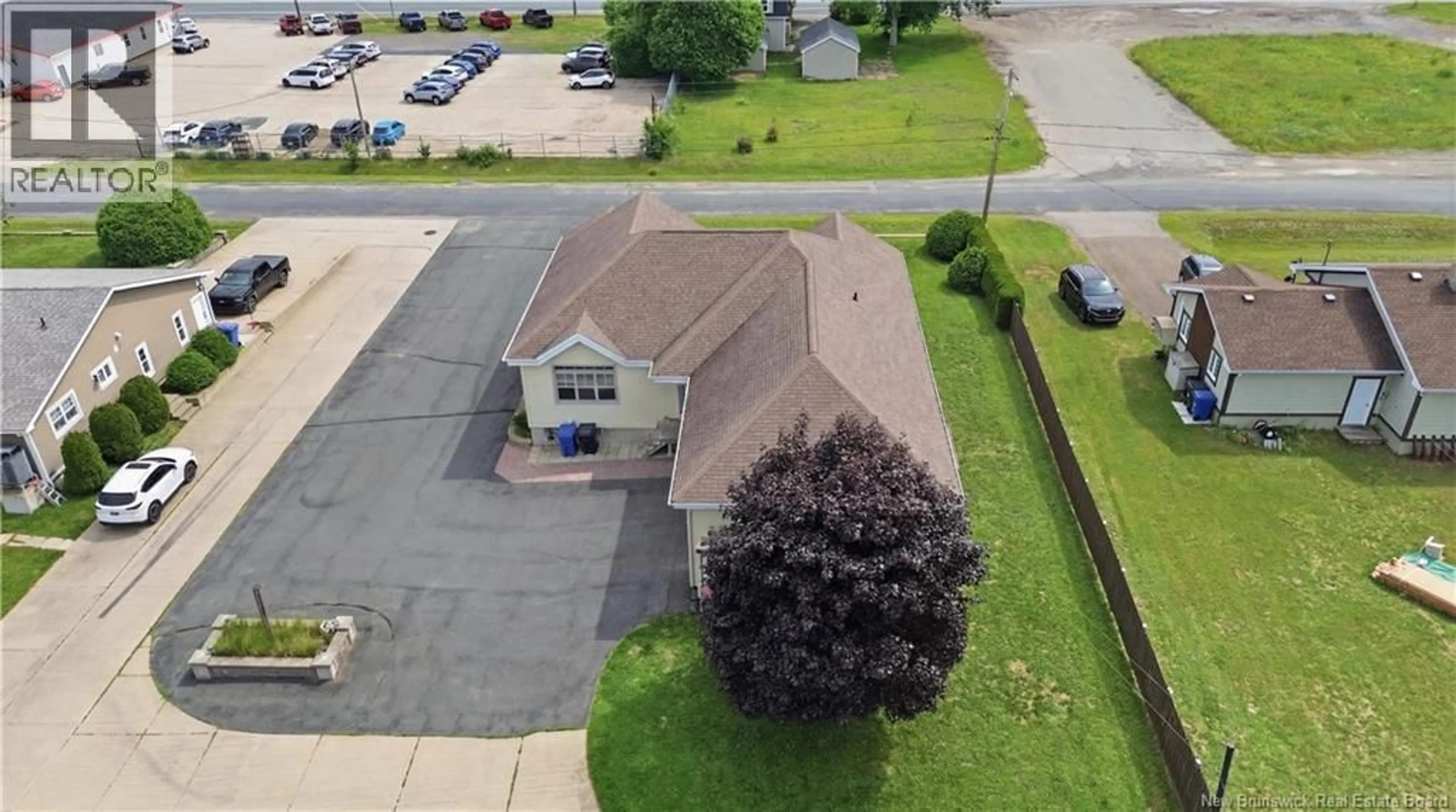 A pic from outside/outdoor area/front of a property/back of a property/a pic from drone, street for 18 RUE BLANCHARD, Allardville New Brunswick E8L1W4