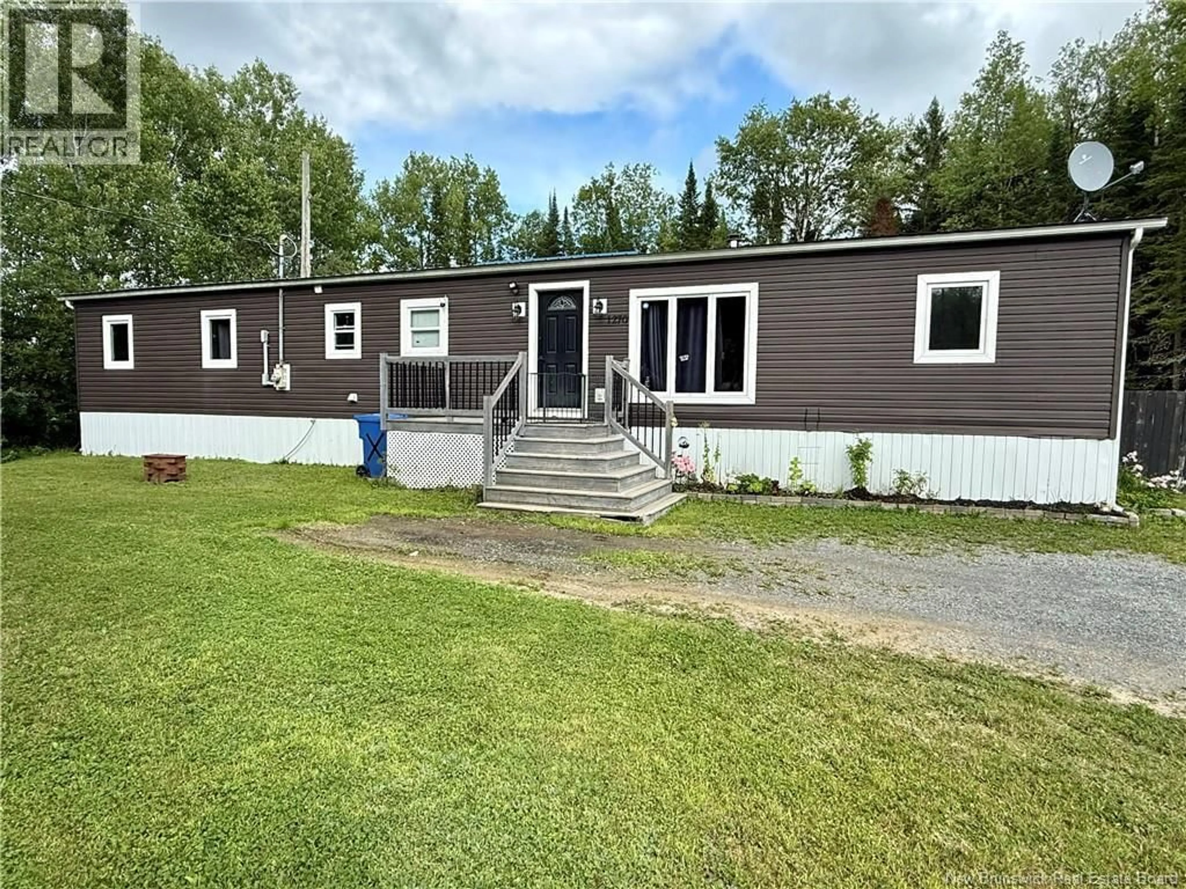 Home with vinyl exterior material, unknown for 1270 BACK LAKE ROAD, New Denmark New Brunswick E7G4K2