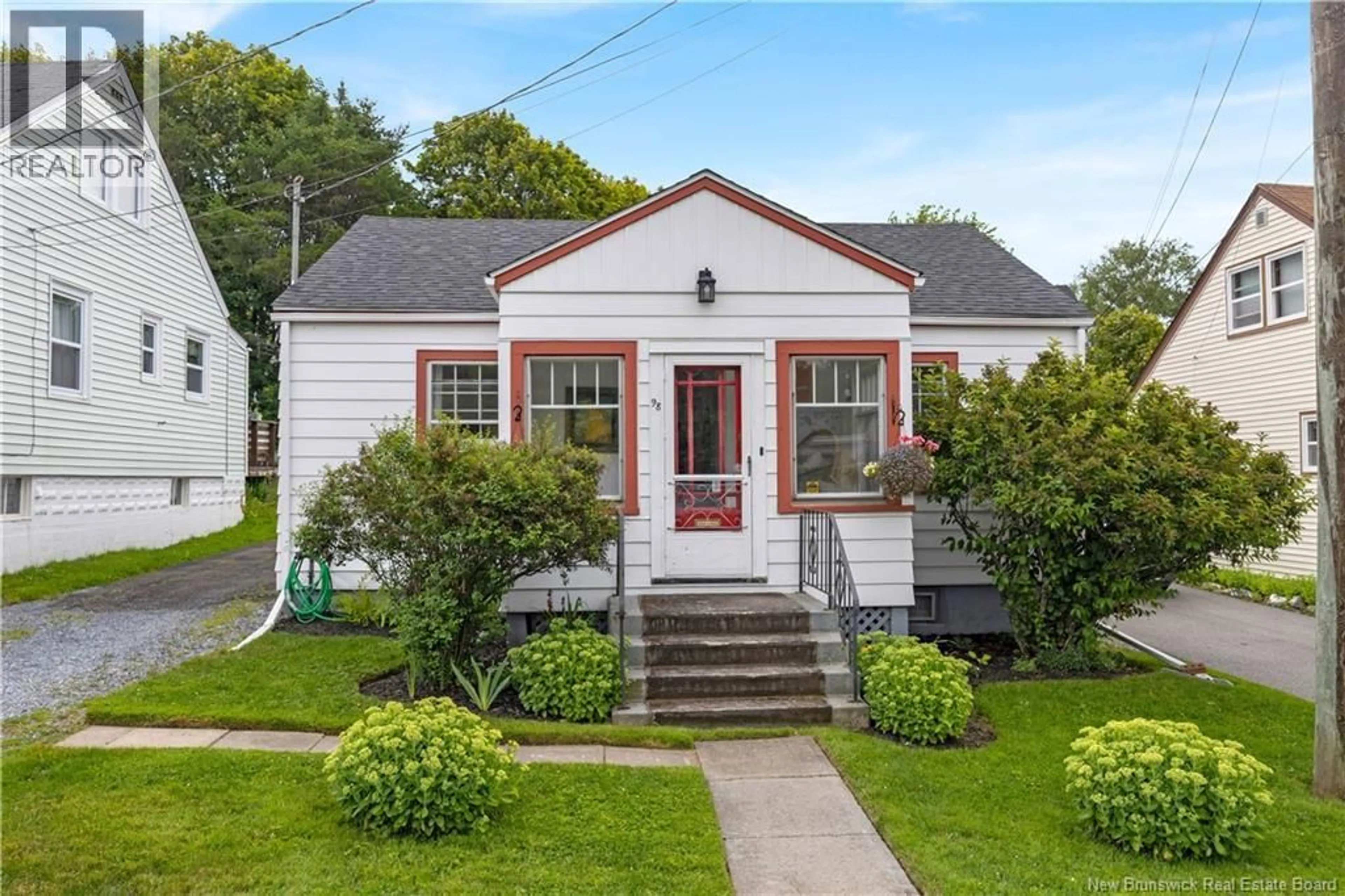 Home with vinyl exterior material, street for 98 EDITH AVENUE, Saint John New Brunswick E2J1P7