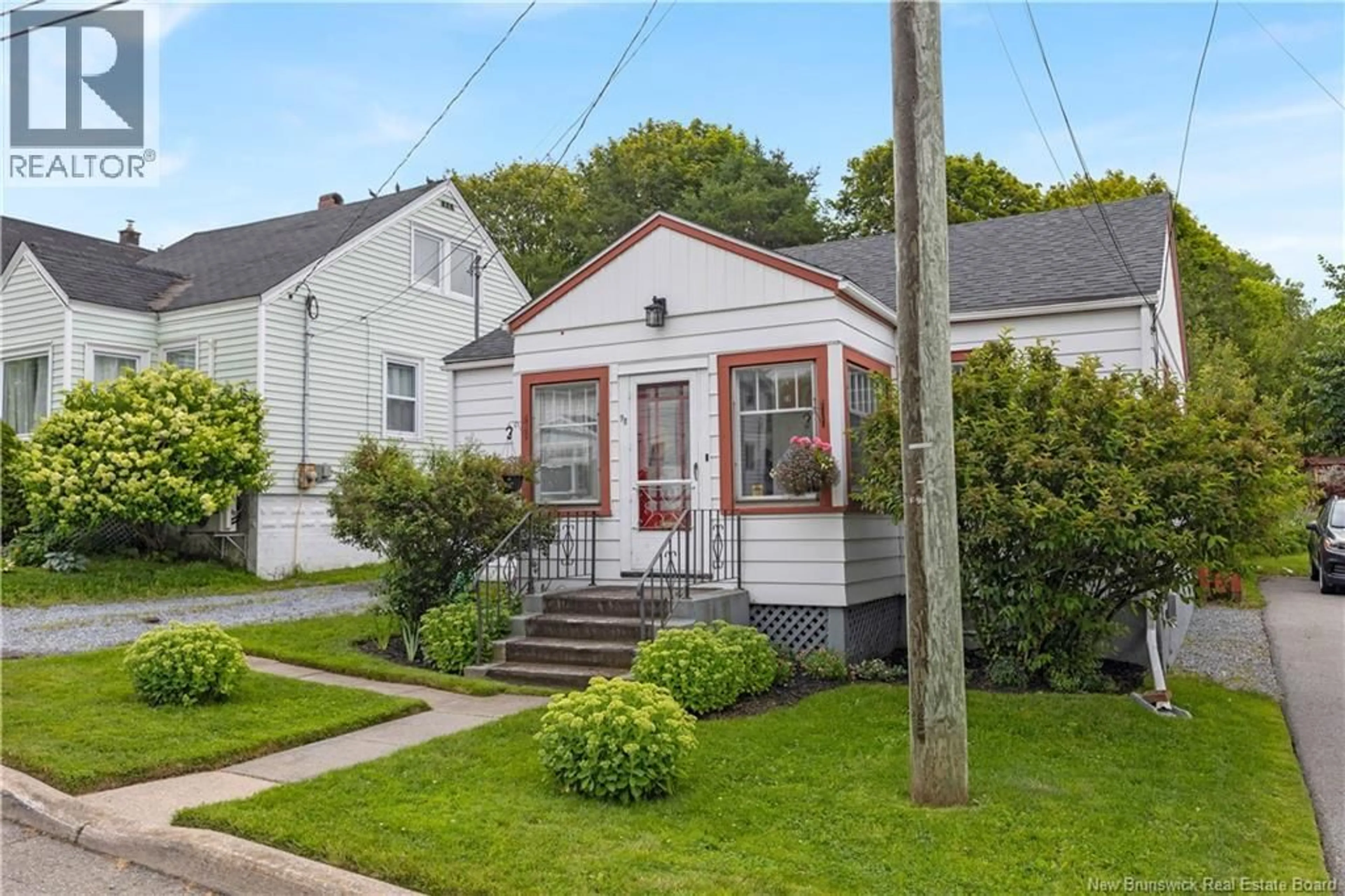 Home with vinyl exterior material, street for 98 EDITH AVENUE, Saint John New Brunswick E2J1P7