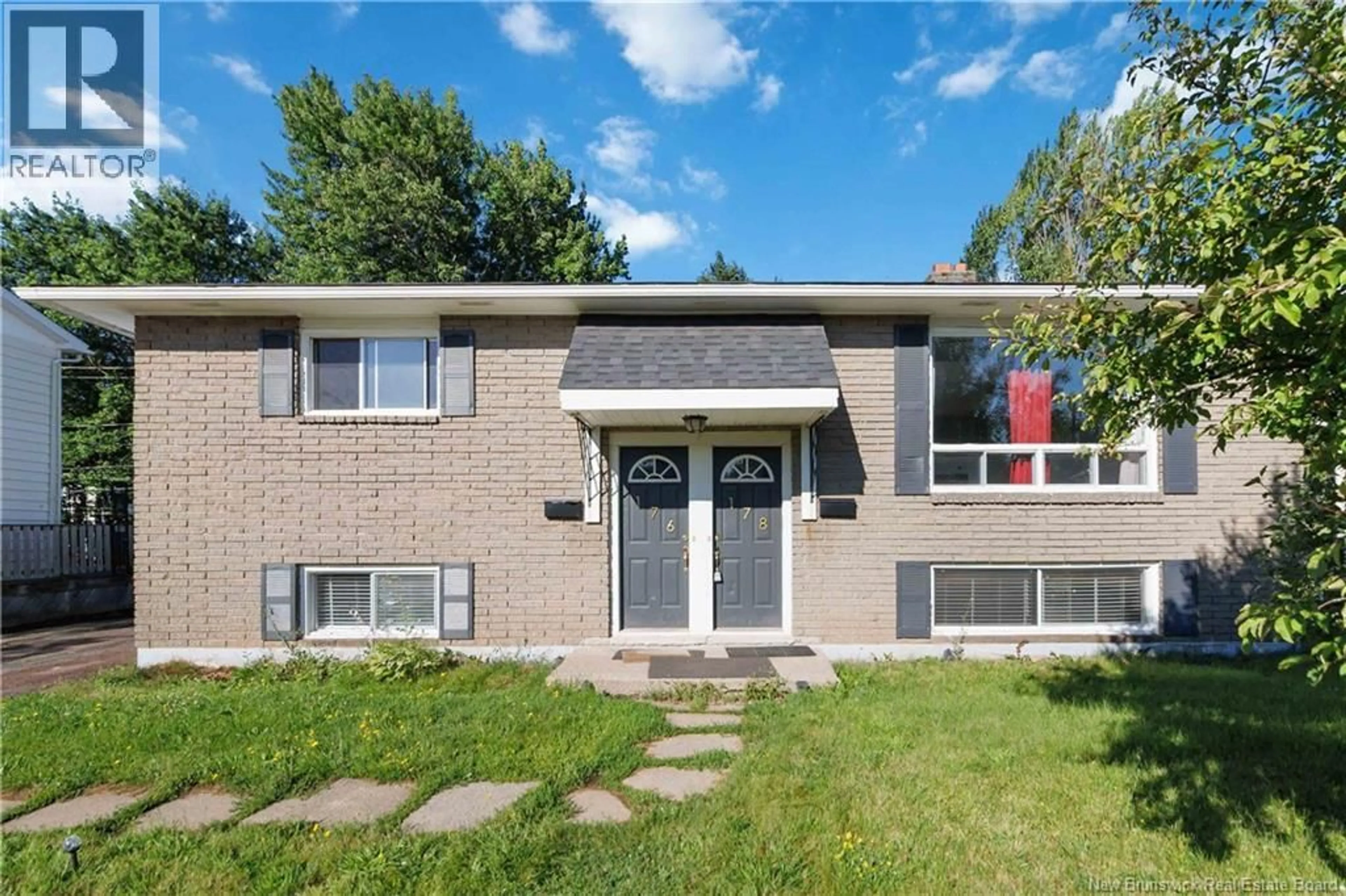 Home with brick exterior material, street for 176-178 AYER AVENUE, Moncton New Brunswick E1C8G8