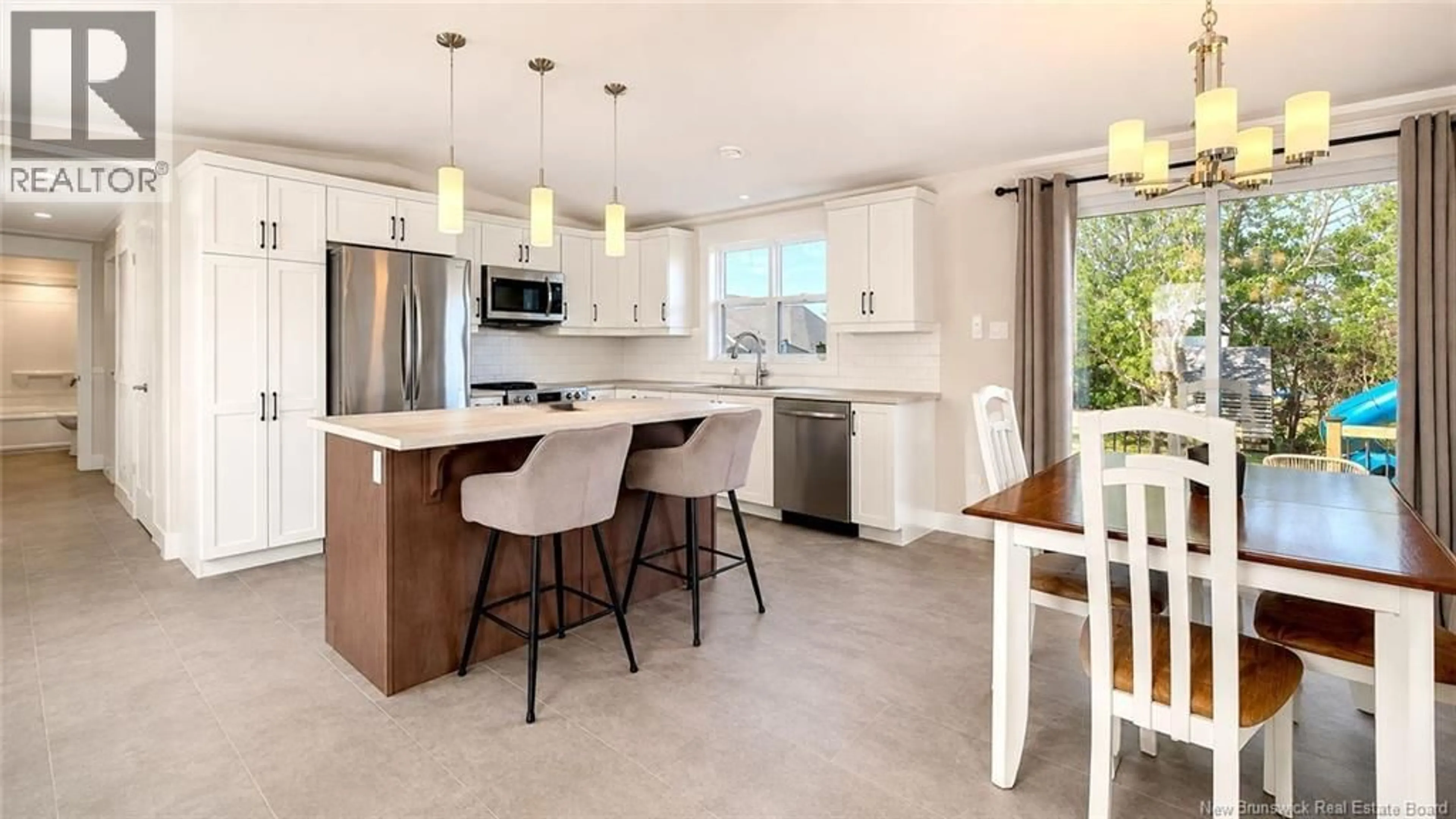 Open concept kitchen, ceramic/tile floor for 1824 ROUTE 365, Petit-Tracadie New Brunswick E1X2R3