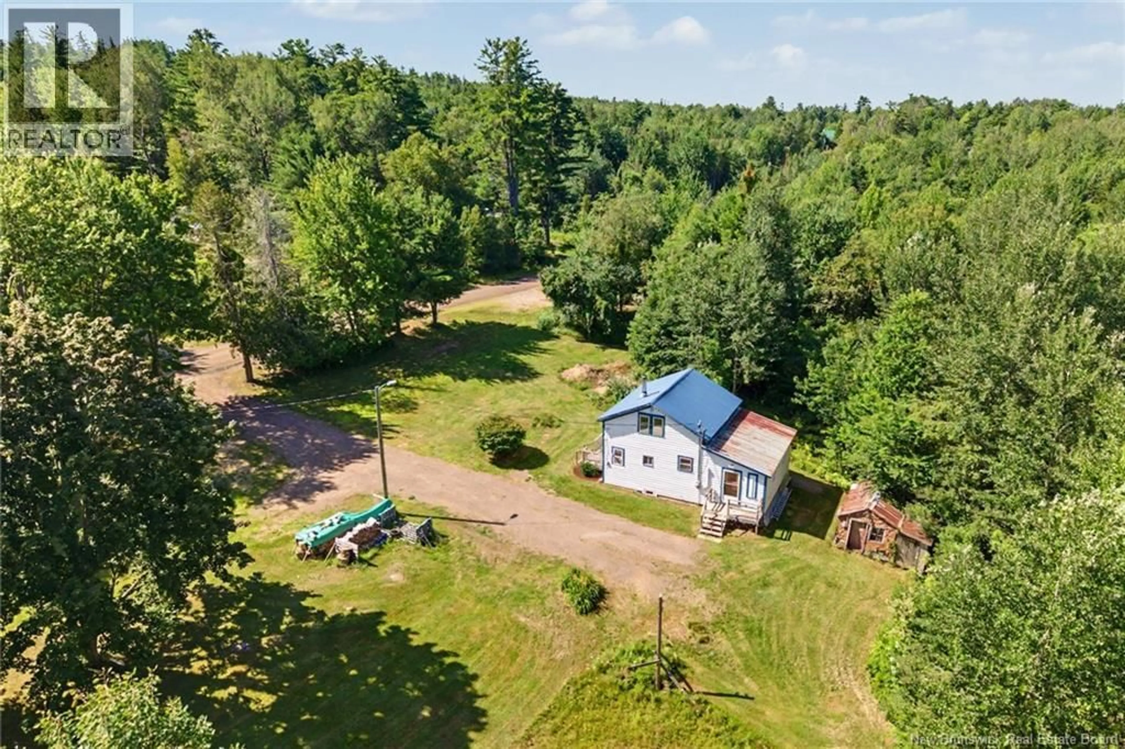 A pic from outside/outdoor area/front of a property/back of a property/a pic from drone, unknown for 62 MILL SETTLEMENT, Hoyt New Brunswick E5L2G6