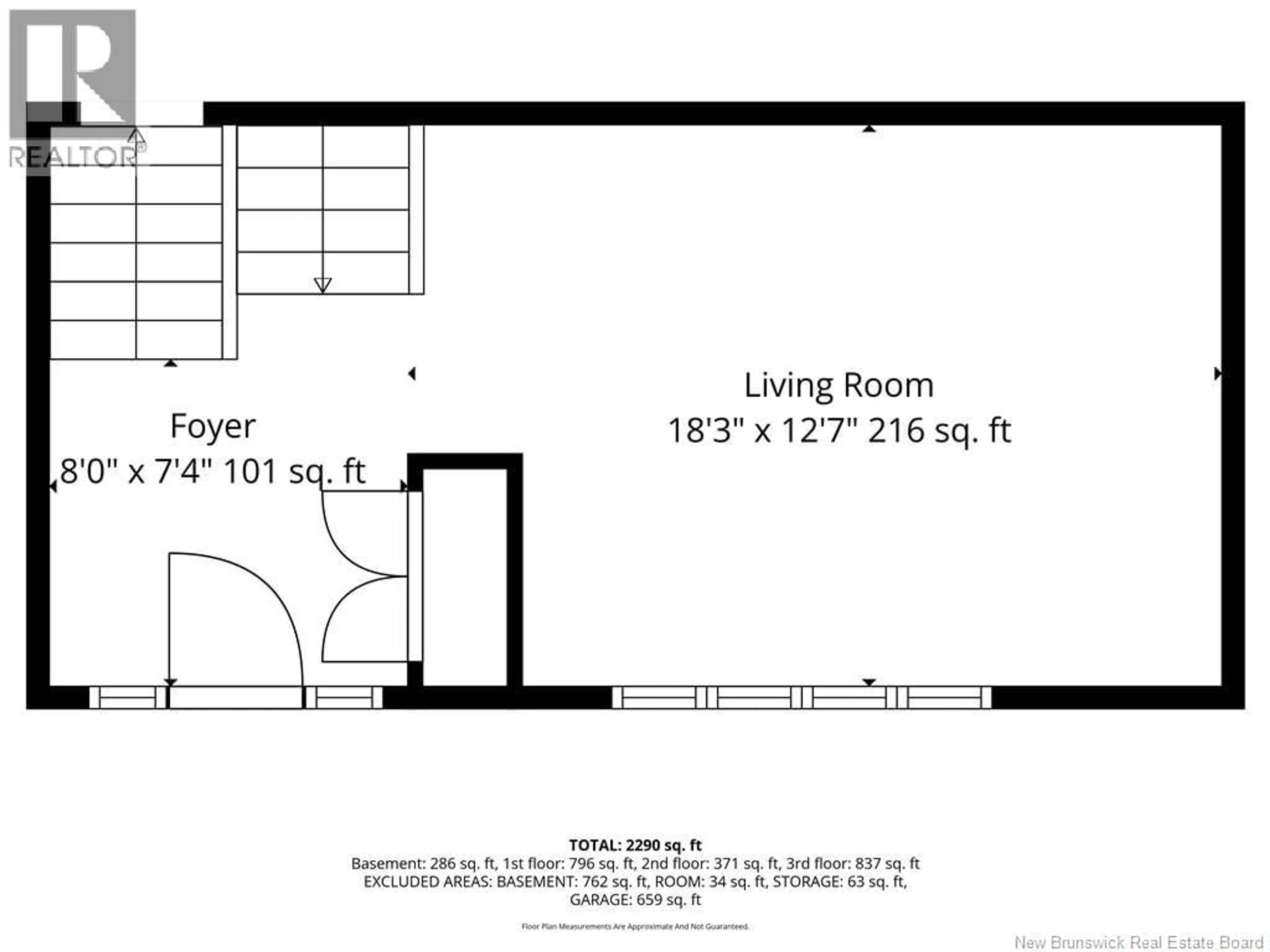Floor plan for 315 BELLIVEAU, Dieppe New Brunswick E1A6T5