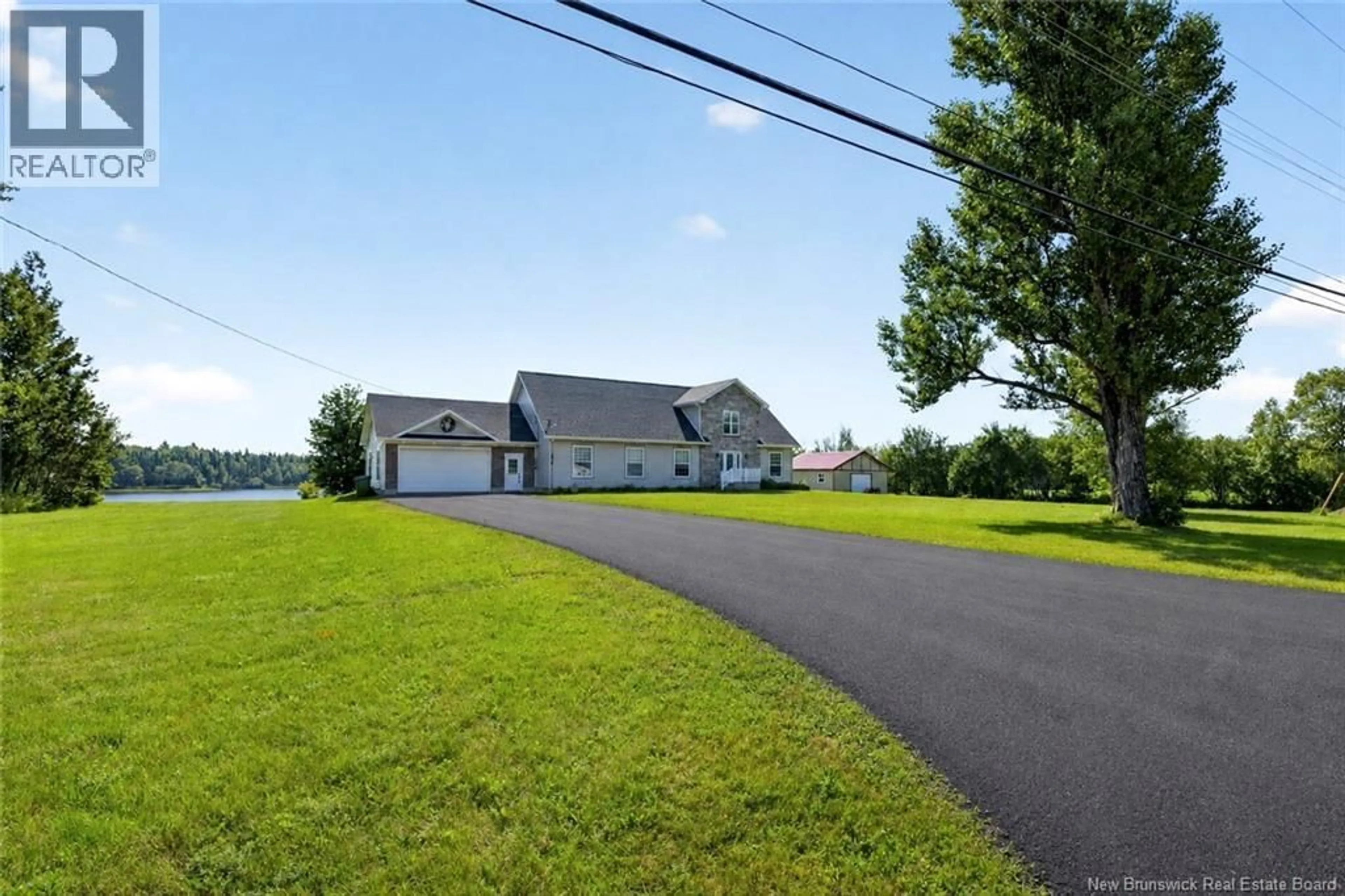 A pic from outside/outdoor area/front of a property/back of a property/a pic from drone, water/lake/river/ocean view for 4646 ROUTE 11, Tabusintac New Brunswick E9H1J5