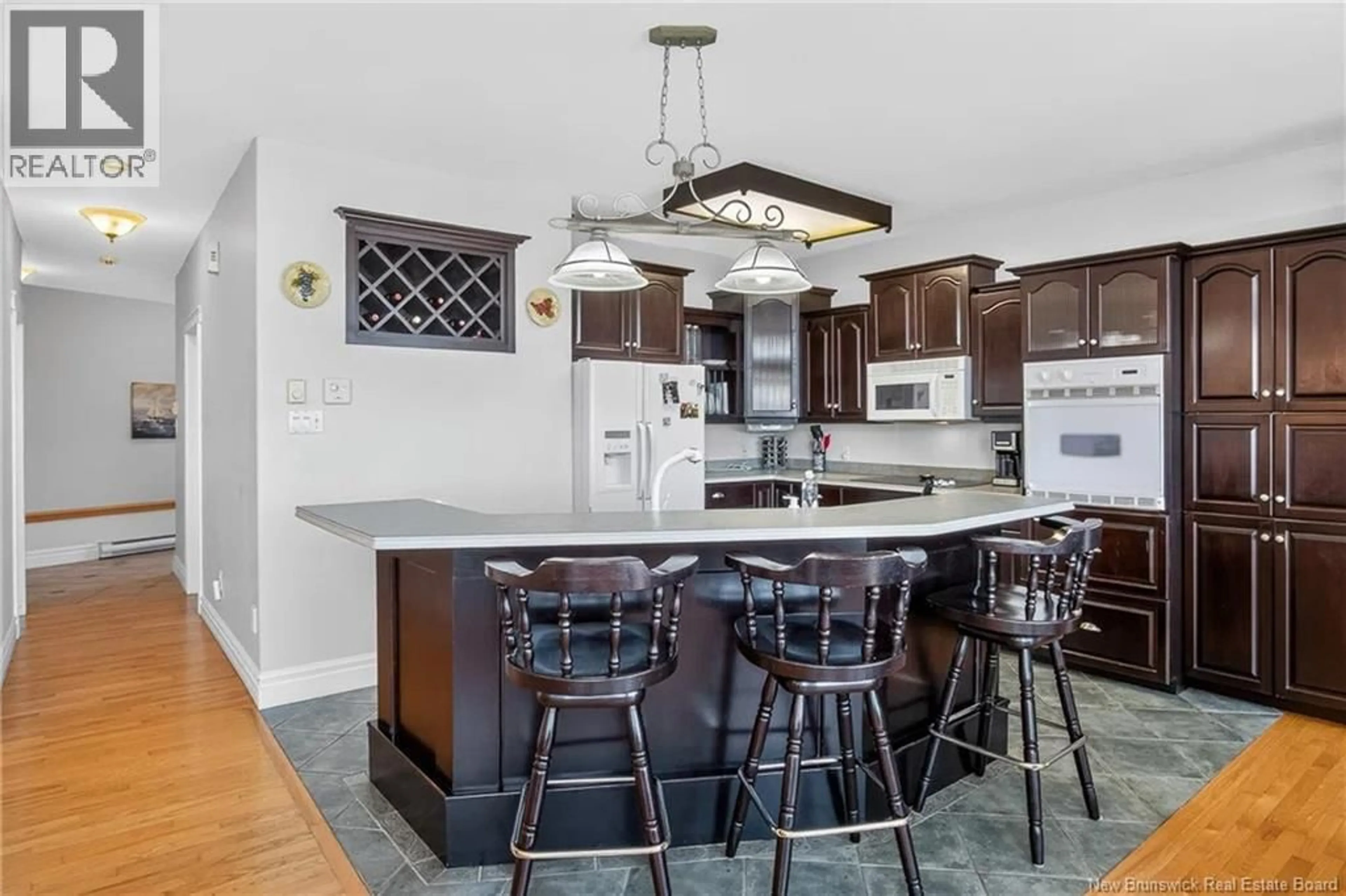 Open concept kitchen, ceramic/tile floor for 11 HARBOUR TERRACE, Saint John New Brunswick E2K5S8