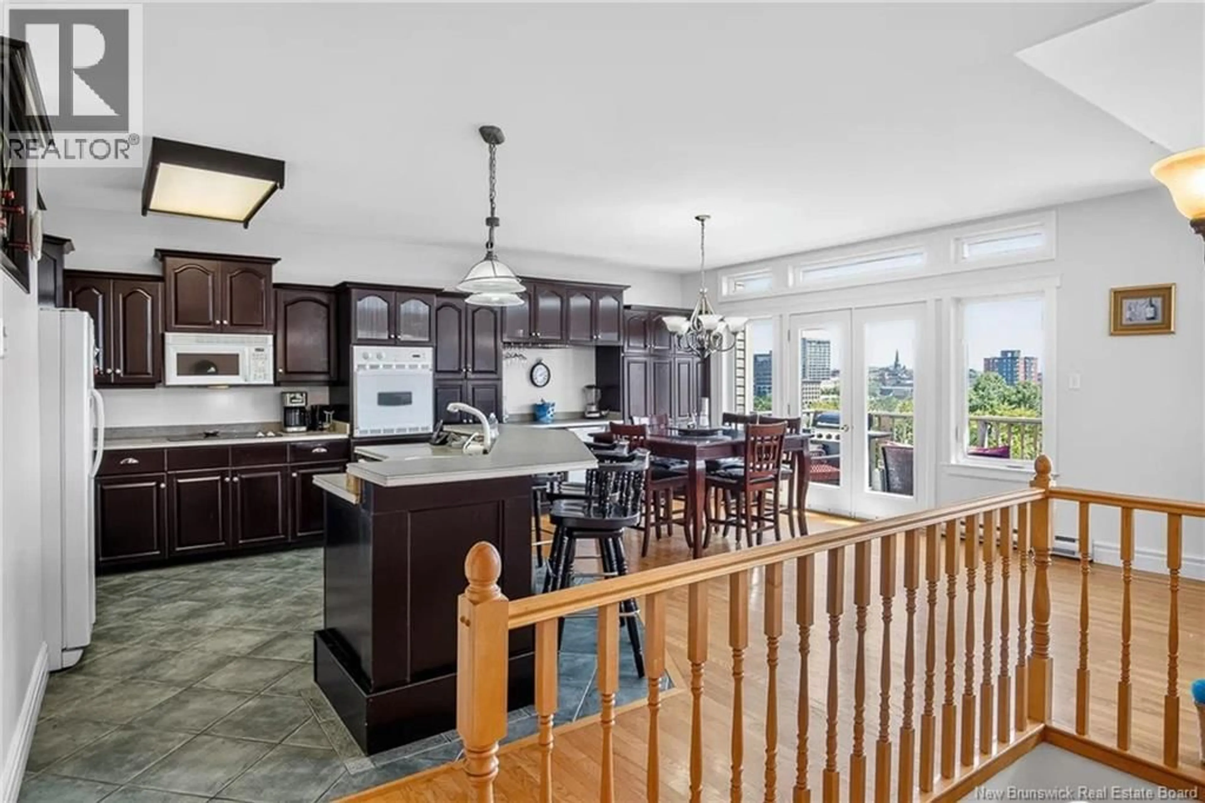 Open concept kitchen, ceramic/tile floor for 11 HARBOUR TERRACE, Saint John New Brunswick E2K5S8