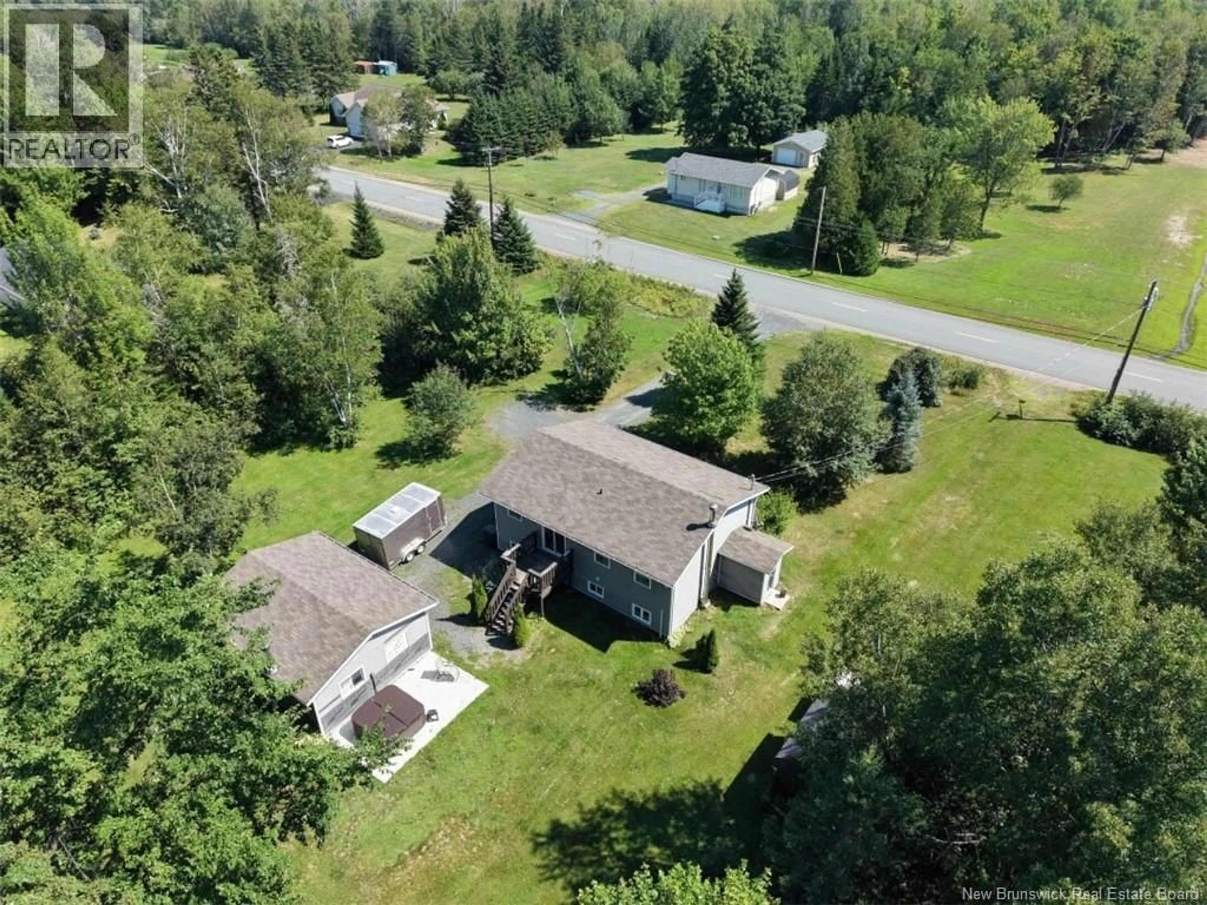 A pic from outside/outdoor area/front of a property/back of a property/a pic from drone, unknown for 2250 SORMANY, Sormany New Brunswick E8K2Z1