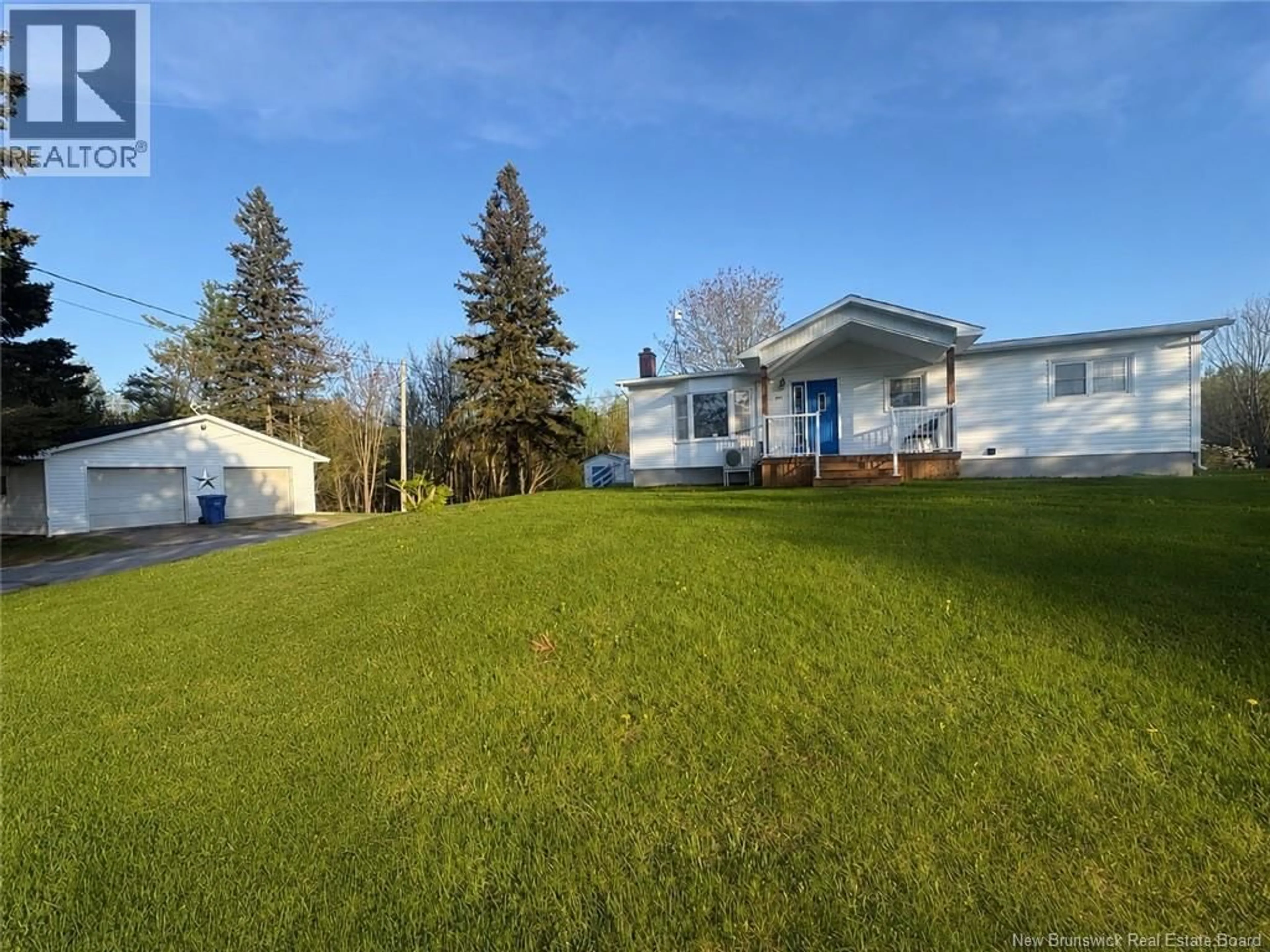 A pic from outside/outdoor area/front of a property/back of a property/a pic from drone, unknown for 7781 ROUTE 117, Black River Bridge New Brunswick E1N5K7