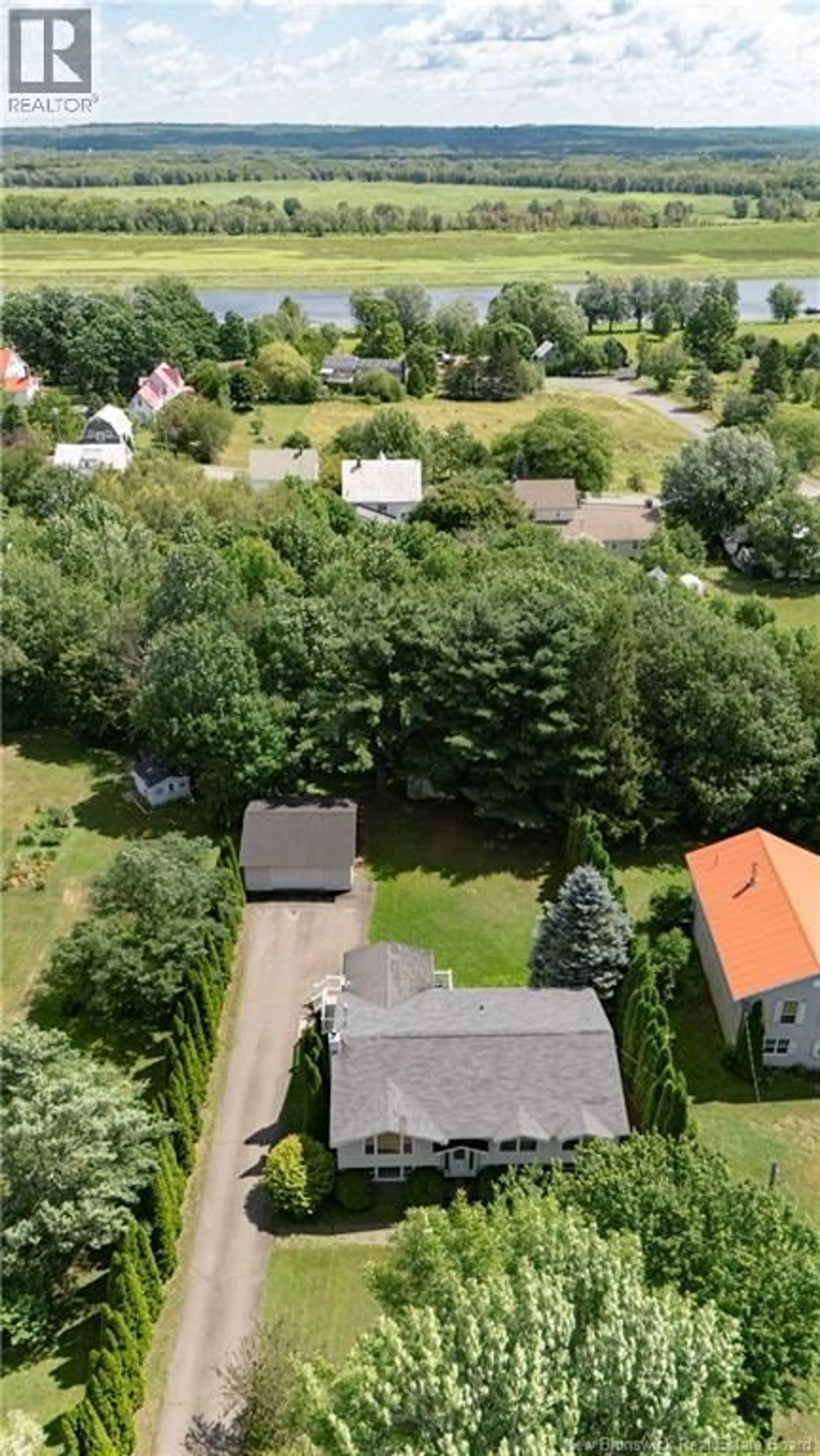 A pic from outside/outdoor area/front of a property/back of a property/a pic from drone, street for 26 BABBIT STREET, Gagetown New Brunswick E5M1C4