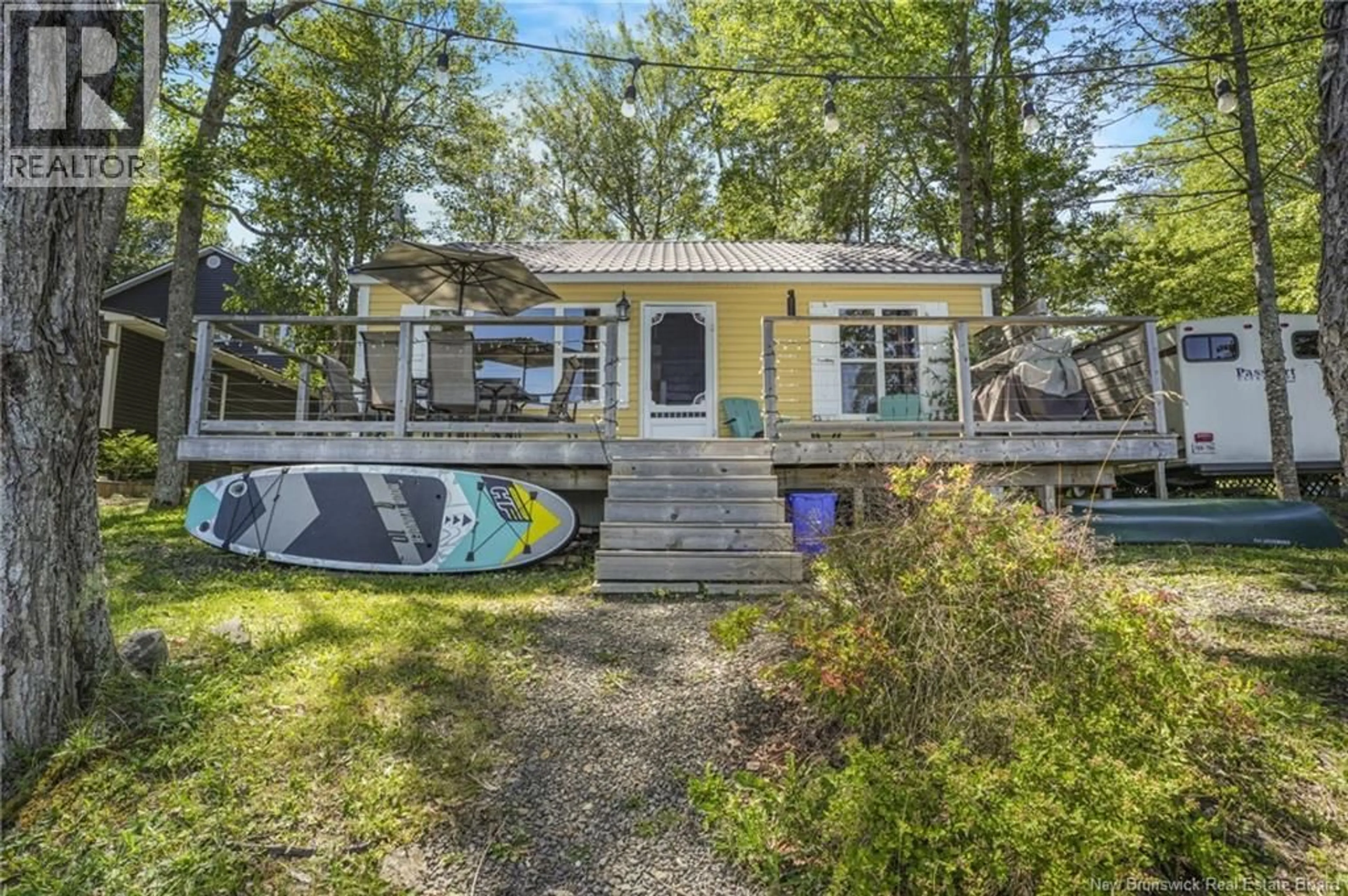Patio, water/lake/river/ocean view for 82 COTTAGE LANE, Lake George New Brunswick E6K3H5