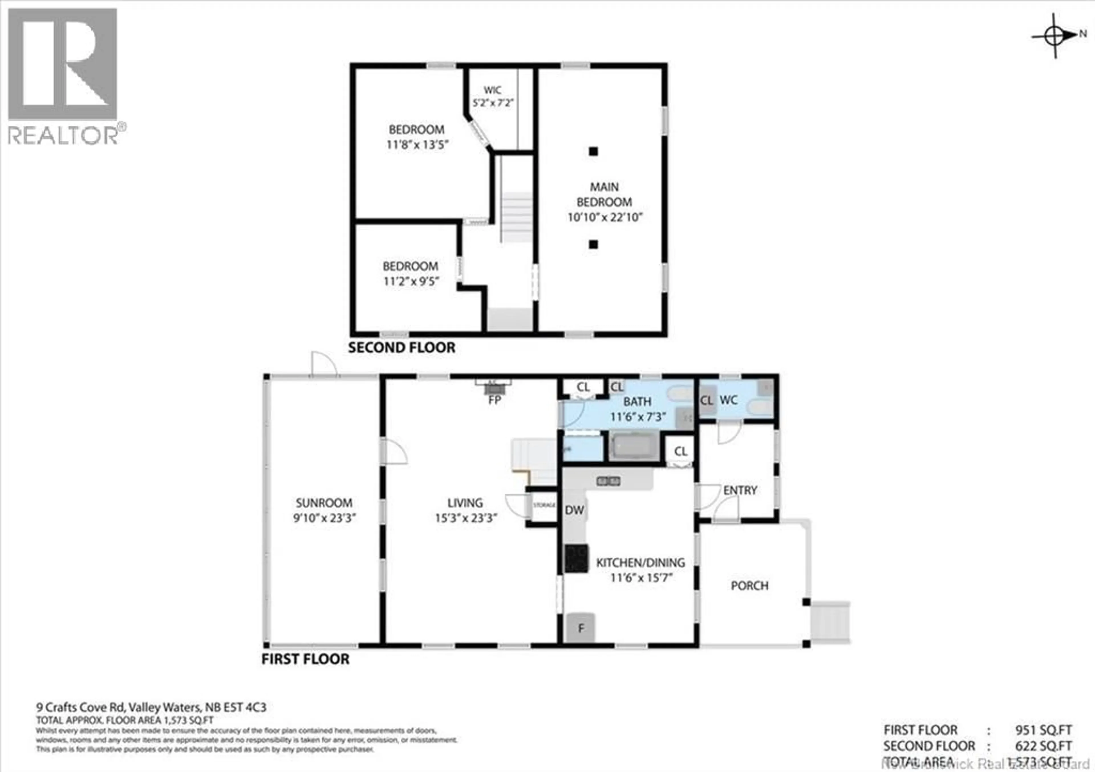 Floor plan for 9 NORMAN ROAD, Crafts Cove New Brunswick E5T1K7