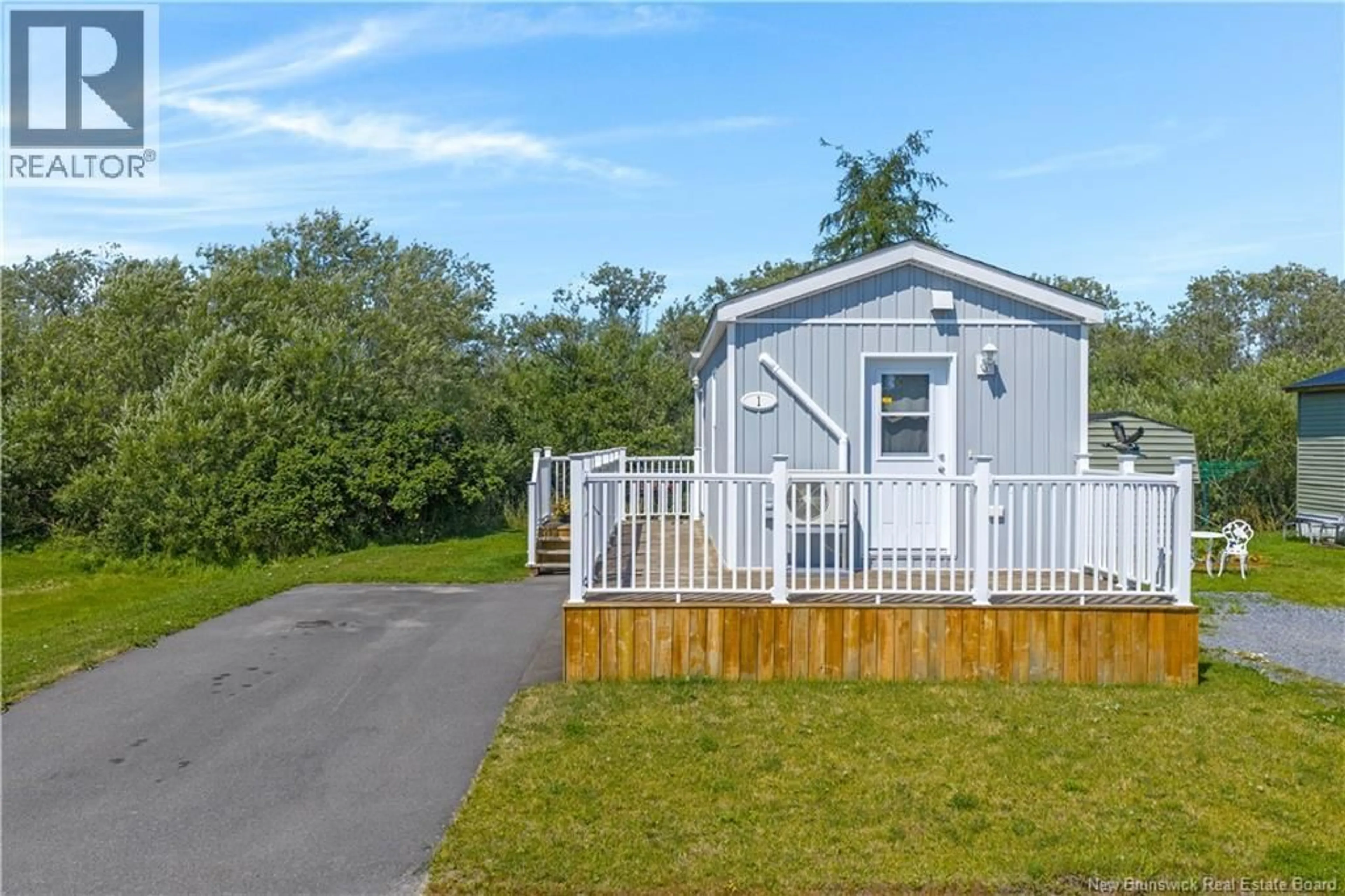 A pic from outside/outdoor area/front of a property/back of a property/a pic from drone, unknown for 1 KINGFISHER ROAD, Saint John New Brunswick E2J3W8