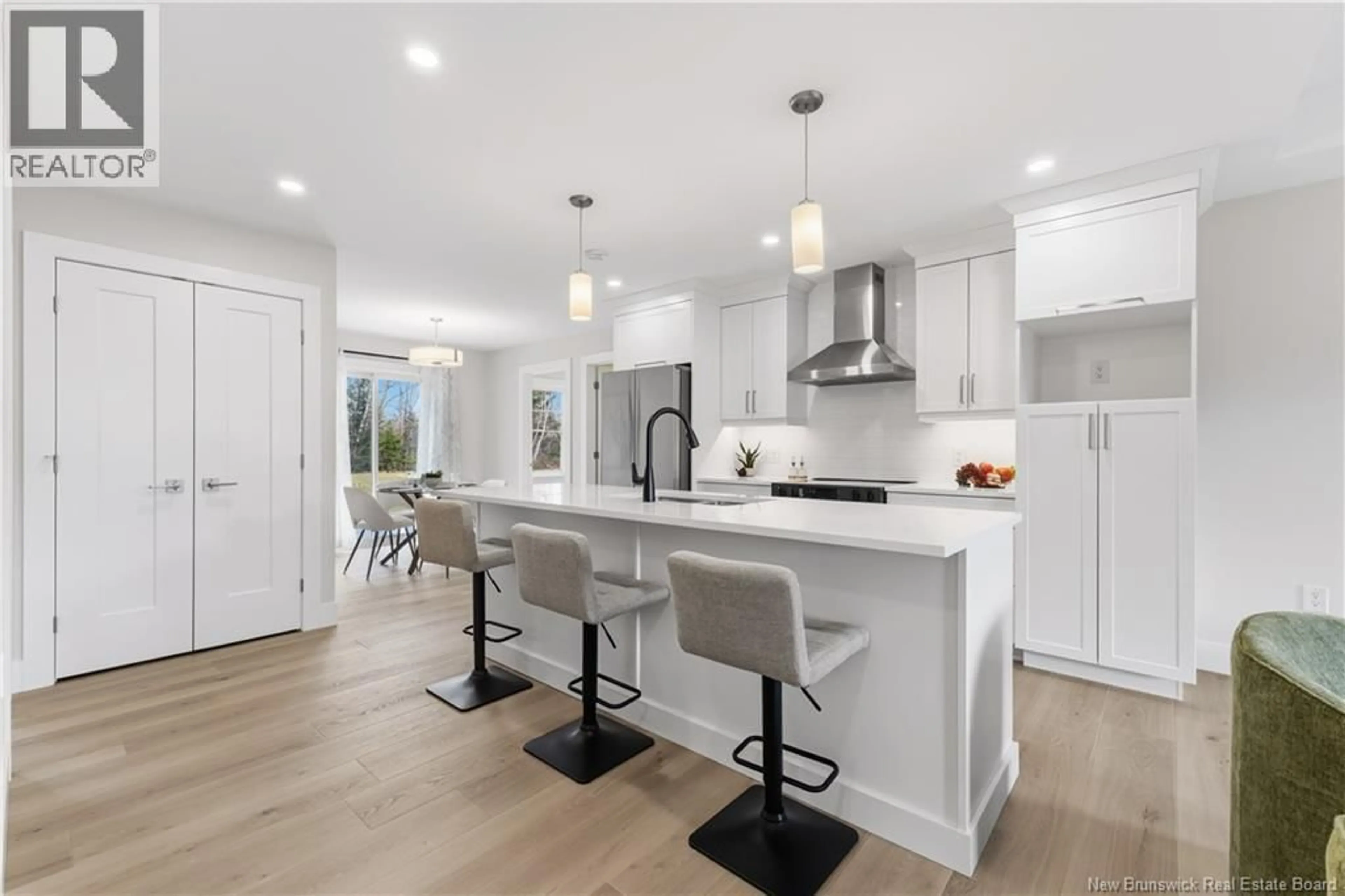 Open concept kitchen, ceramic/tile floor for 17 RUBY STREET, Grand-Barachois New Brunswick E4P9H4