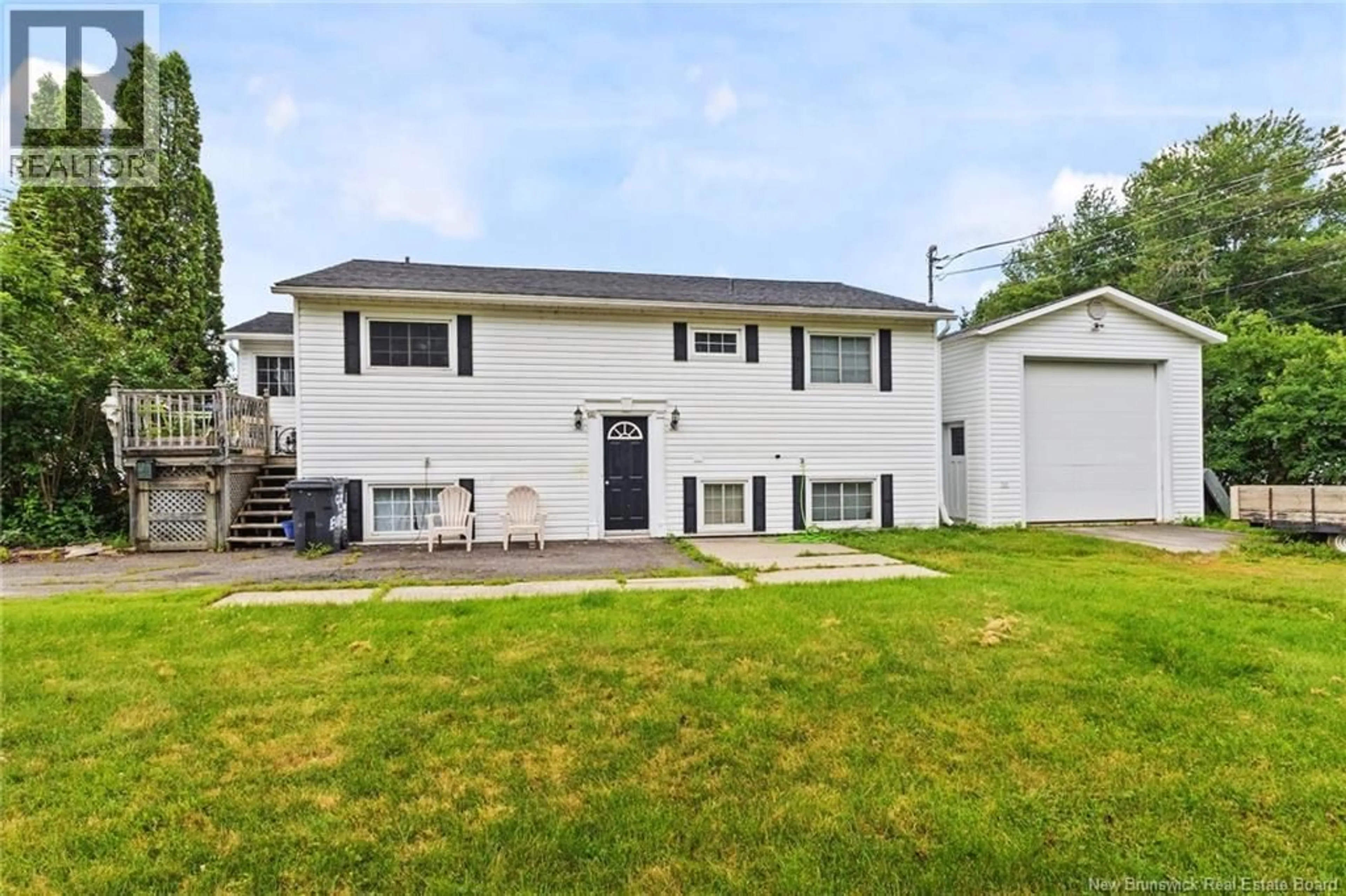 Home with vinyl exterior material, street for 93 BURPEE STREET, Fredericton New Brunswick E3A1M2