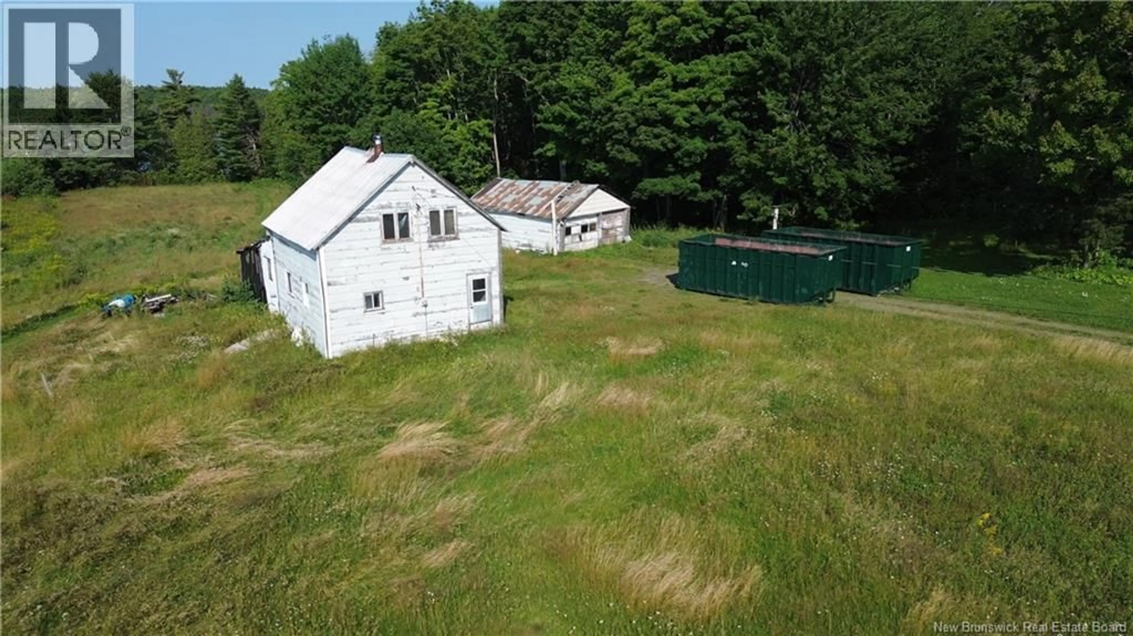 A pic from outside/outdoor area/front of a property/back of a property/a pic from drone, building for 2635 595 ROUTE, Bull Lake New Brunswick E7N4E4