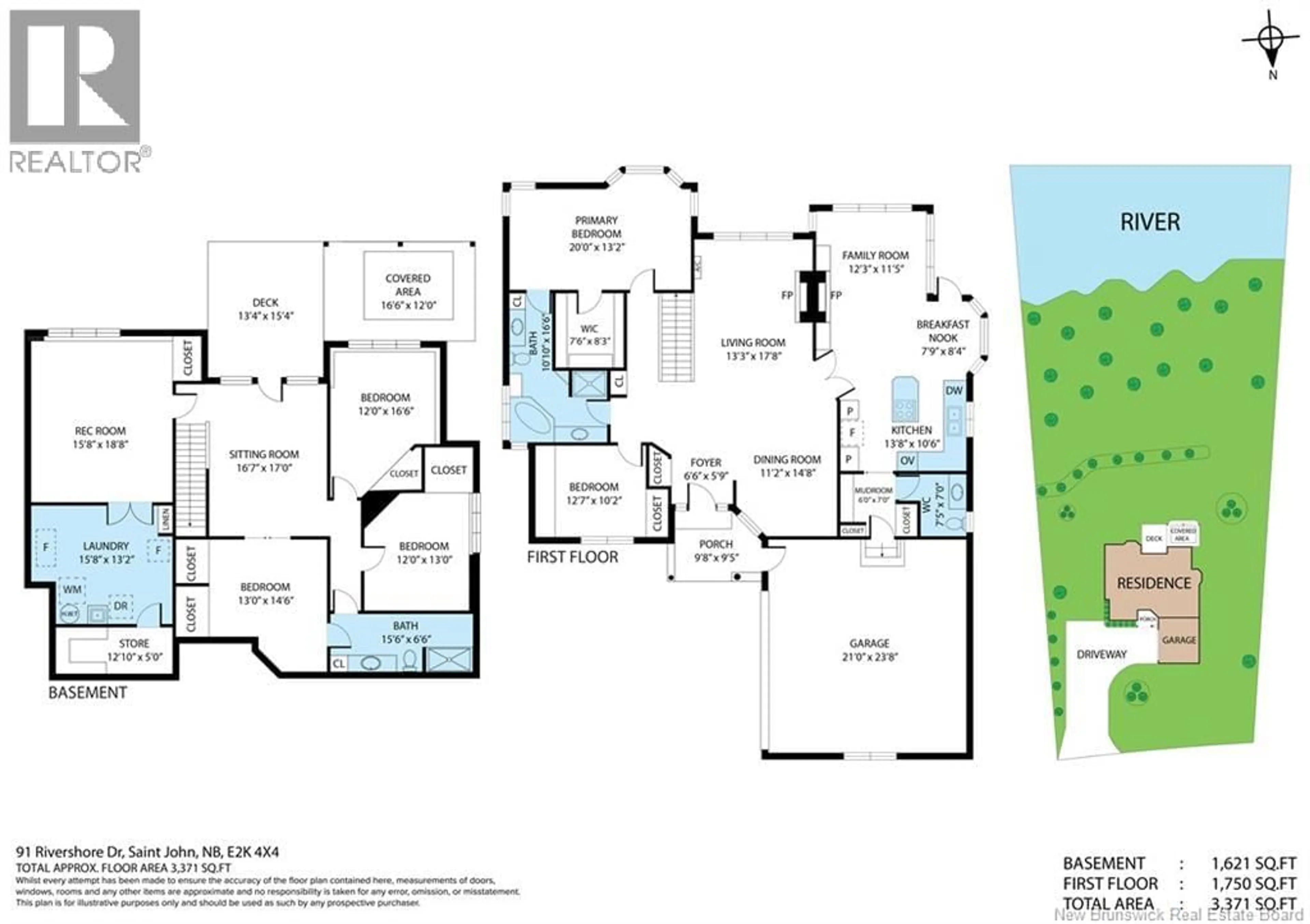 Floor plan for 91 RIVERSHORE DRIVE, Saint John New Brunswick E2K4X4