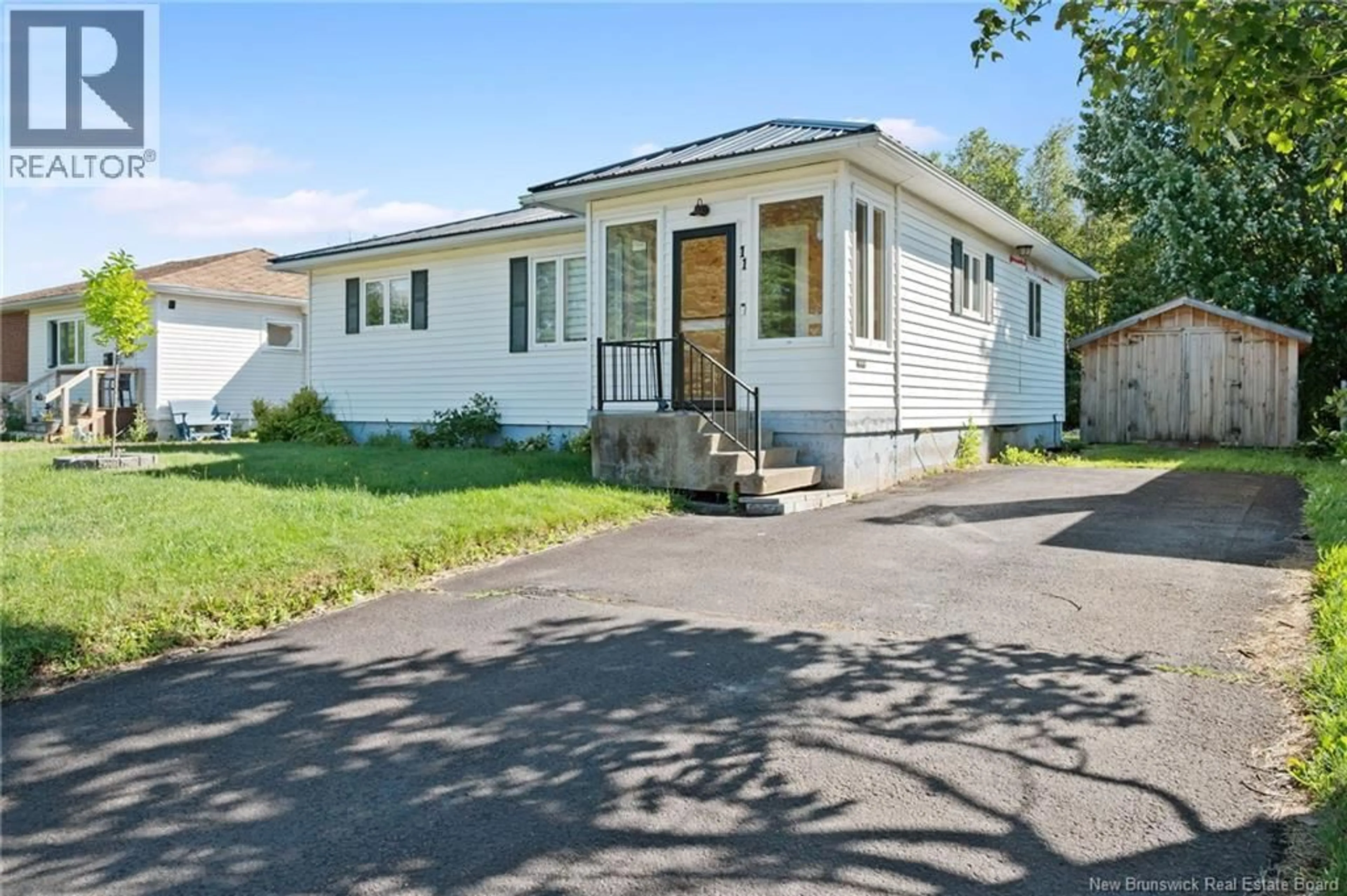 Home with vinyl exterior material, street for 11 ALICE AVENUE, Moncton New Brunswick E1E2H9