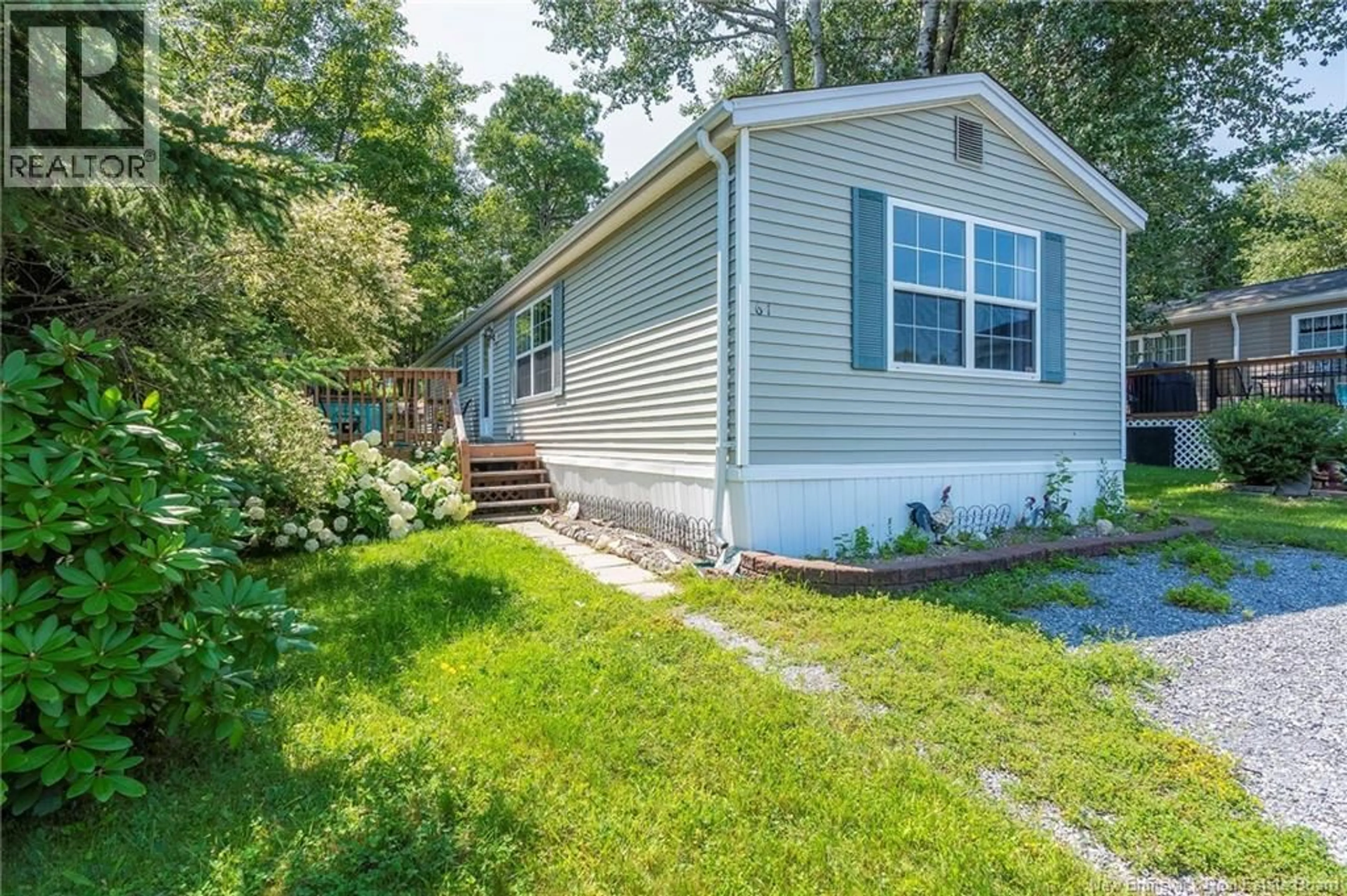 Home with vinyl exterior material, water/lake/river/ocean view for 61 IRONWOOD, Quispamsis New Brunswick E2G1X6