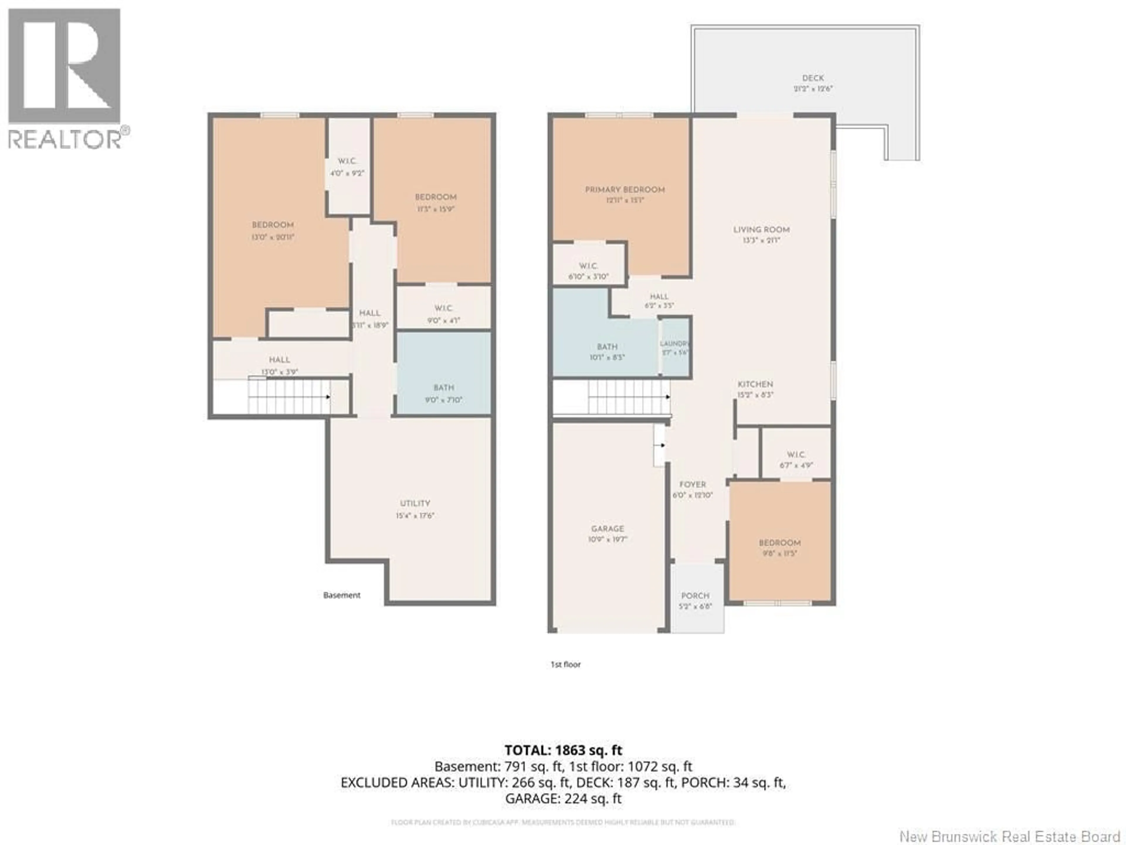 Floor plan for 35 SAINT PETERS COURT, Saint John New Brunswick E2K5N4