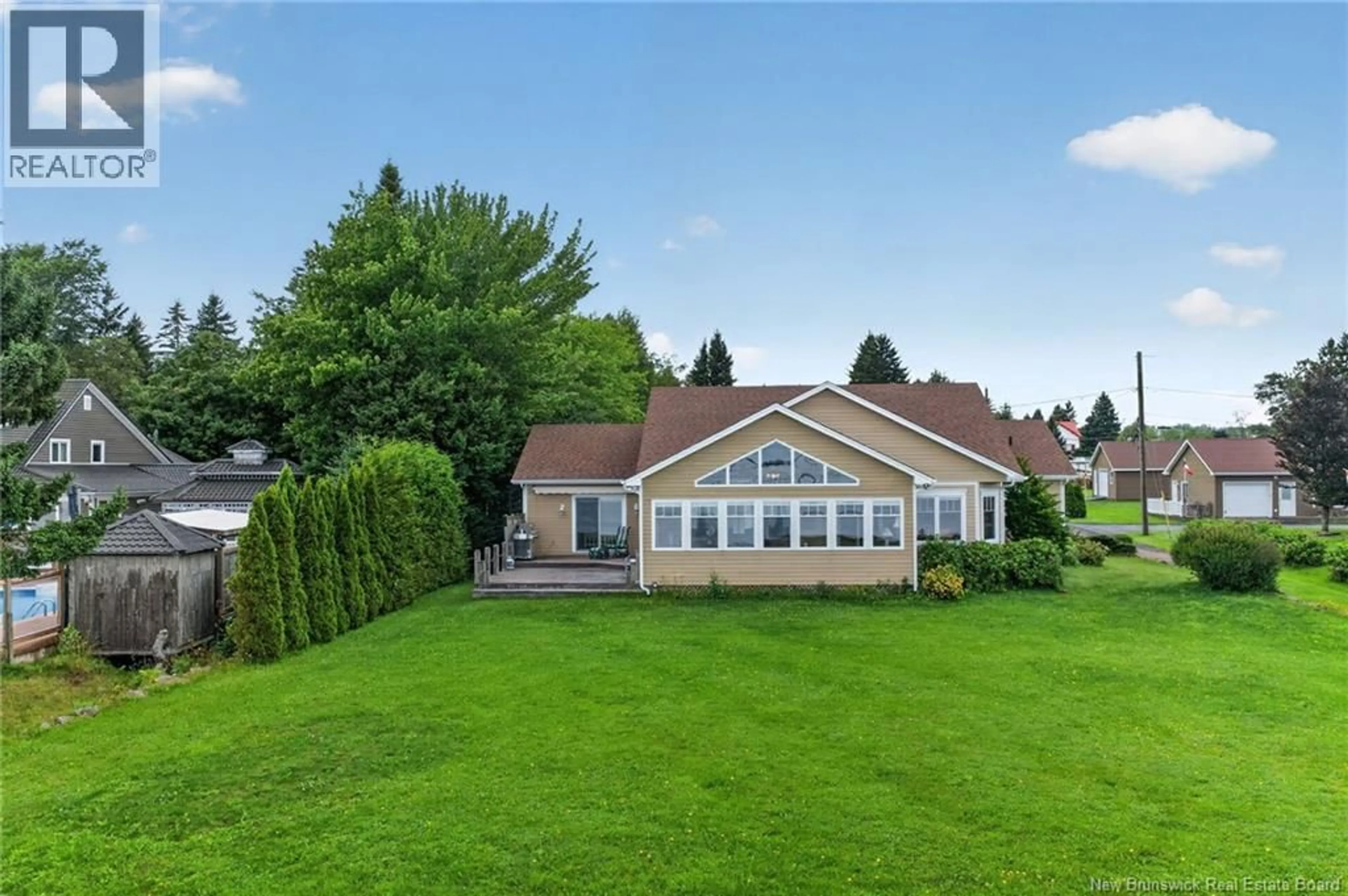 A pic from outside/outdoor area/front of a property/back of a property/a pic from drone, mountain view for 70 MACLENNAN LANE, Grande-Digue New Brunswick E4R4P2
