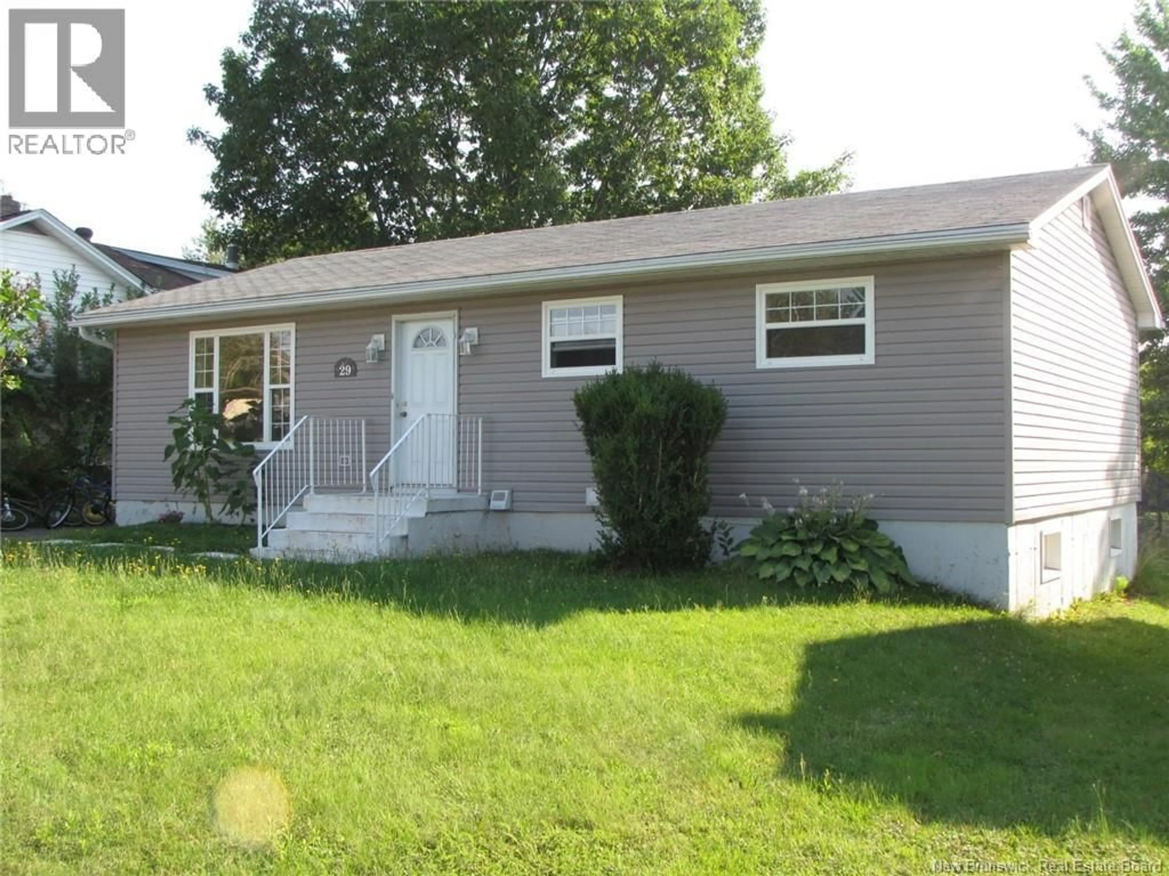 Home with vinyl exterior material, street for 29 ALICE AVENUE, Moncton New Brunswick E1E2H9