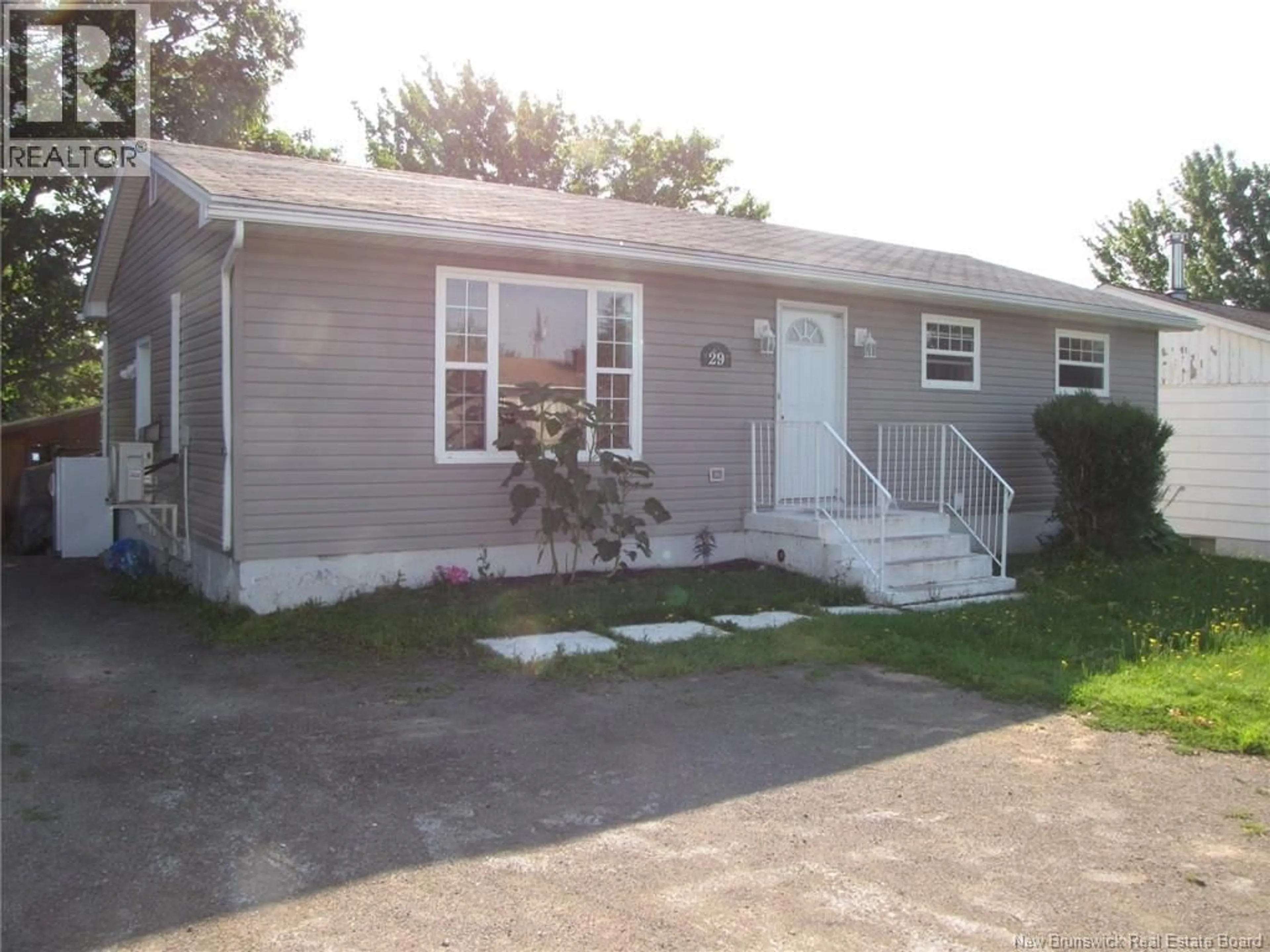 Home with vinyl exterior material, street for 29 ALICE AVENUE, Moncton New Brunswick E1E2H9
