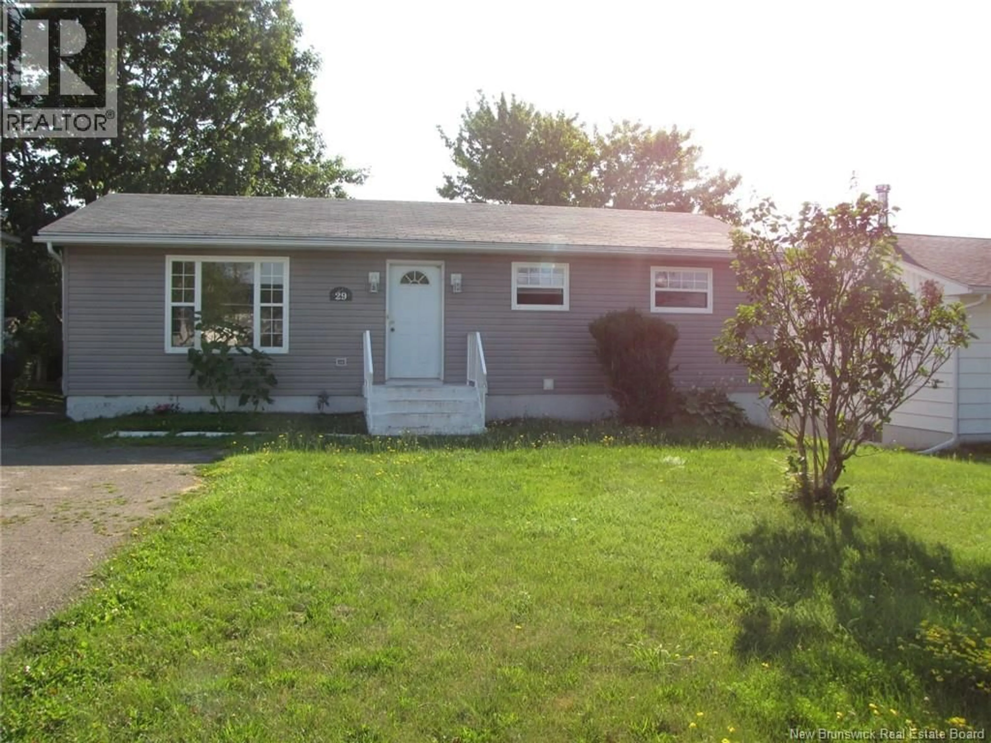 Home with vinyl exterior material, street for 29 ALICE AVENUE, Moncton New Brunswick E1E2H9