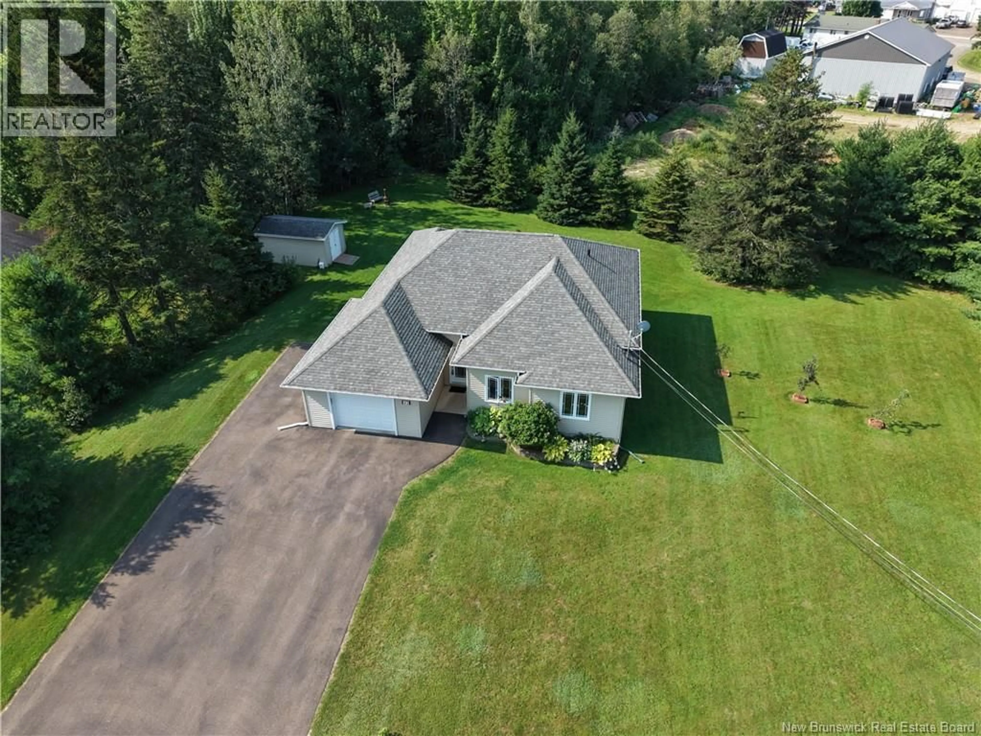 A pic from outside/outdoor area/front of a property/back of a property/a pic from drone, unknown for 32 MURRAY ROAD, Saint-Antoine New Brunswick E4V1A2