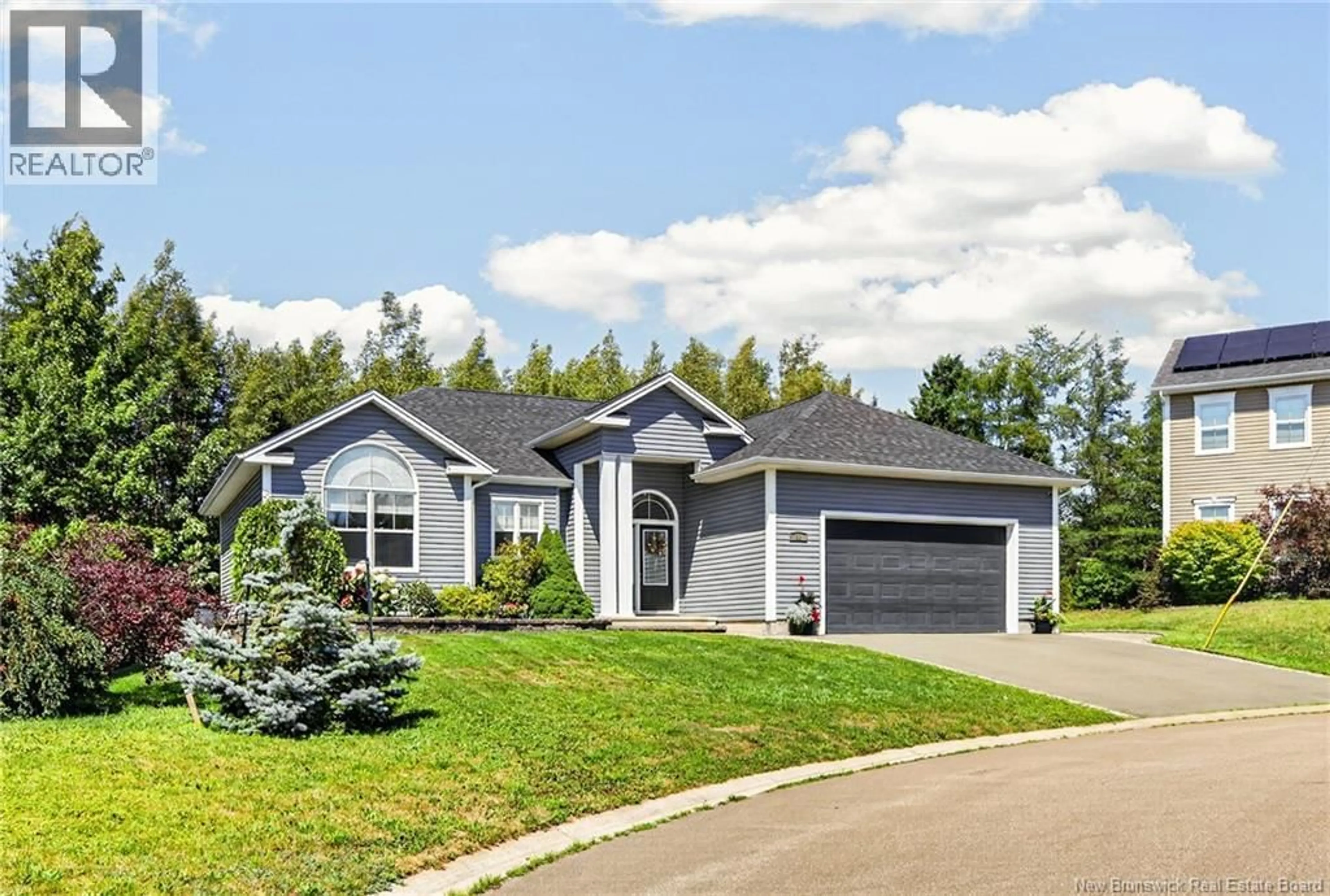 Home with vinyl exterior material, street for 22 DAVID COURT, Dieppe New Brunswick E1A0J7