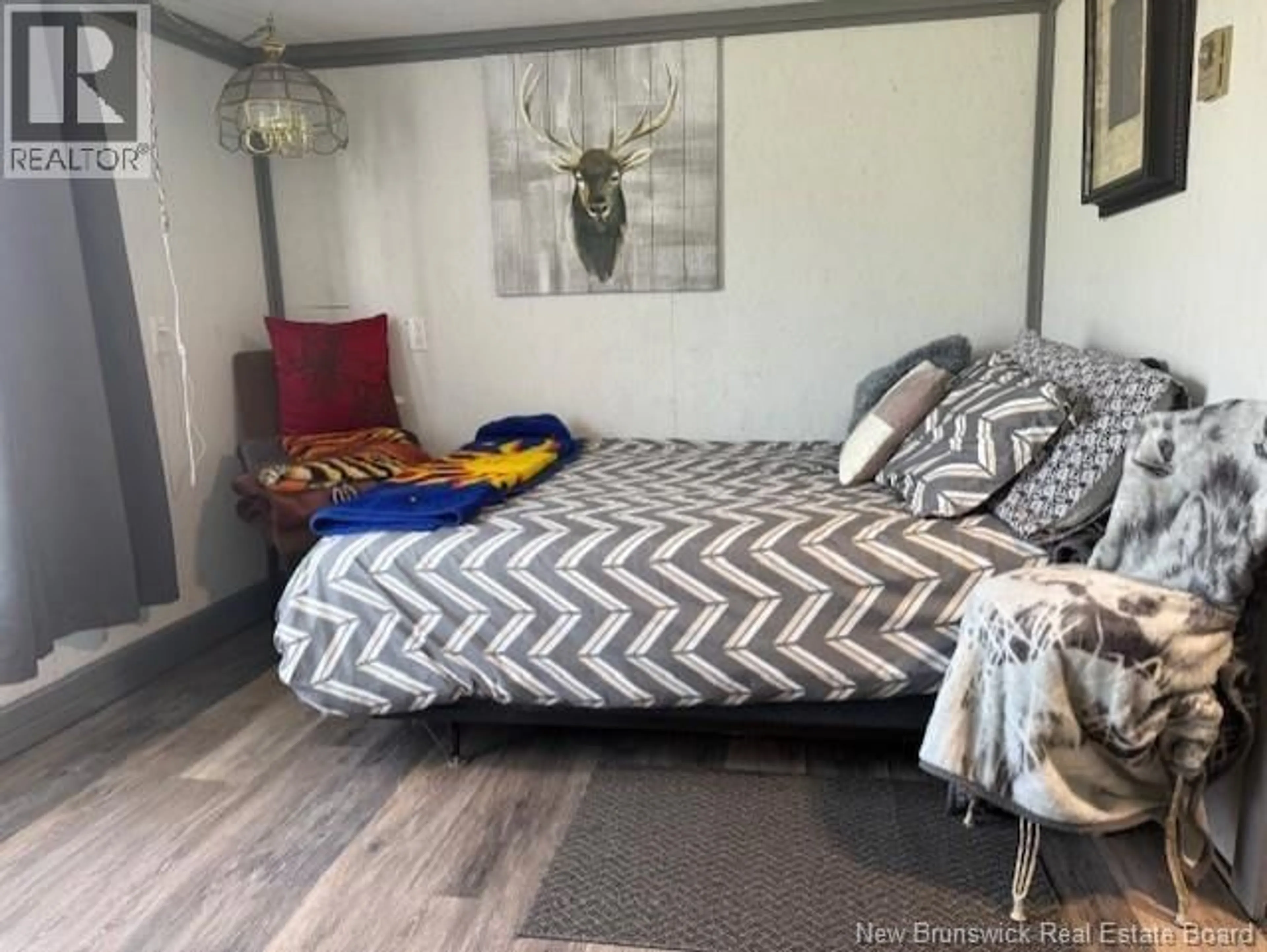 Bedroom with bed, unknown for 7344 ROUTE 117, Miramichi Bay New Brunswick E1N5L8