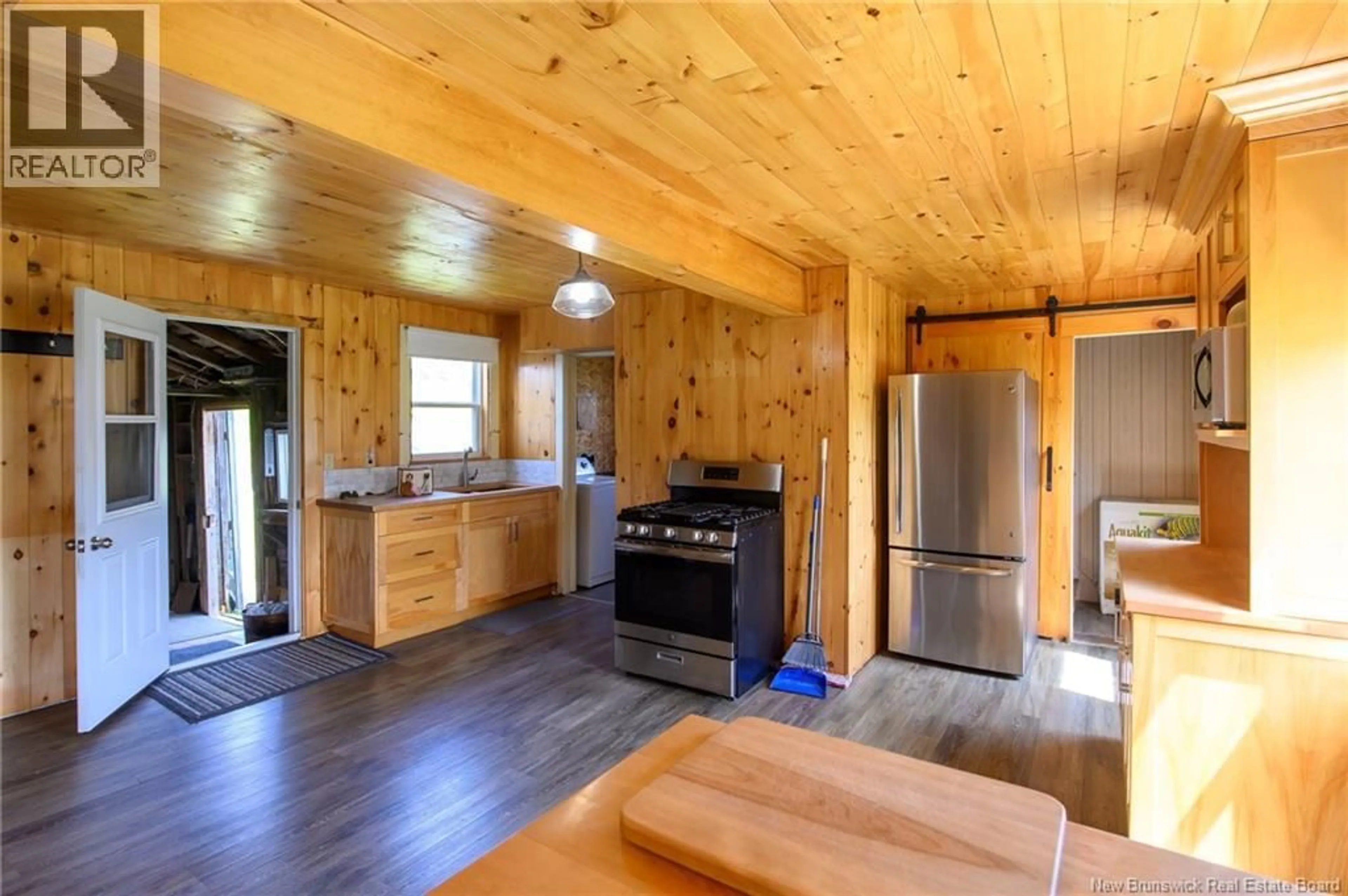 Open concept kitchen, wood/laminate floor for 320 ROUTE 705, Kars New Brunswick E5T3H5