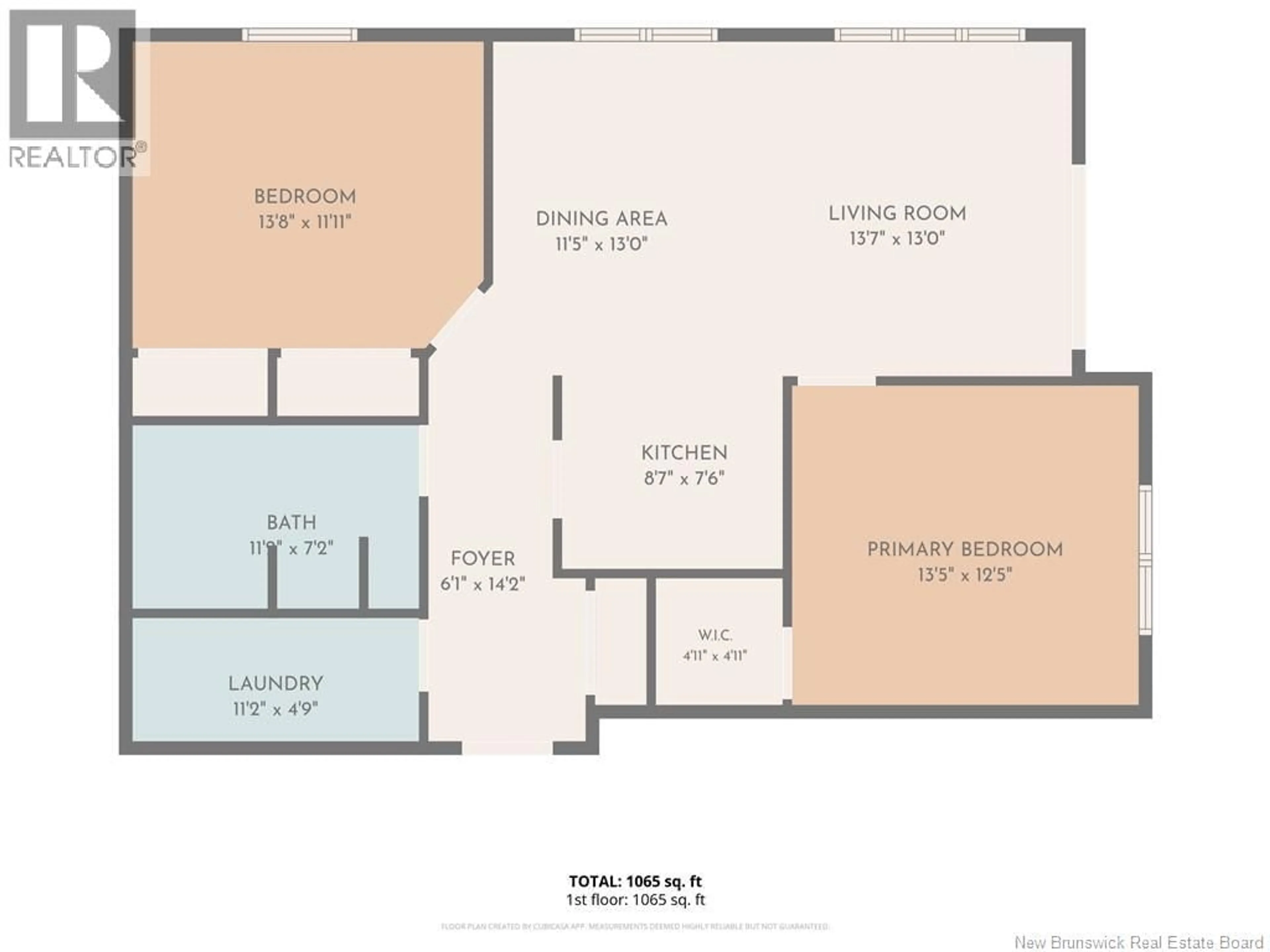 Floor plan for 24 - 130 ARLINGTON CRESCENT CRESCENT, Saint John New Brunswick E2K0J7