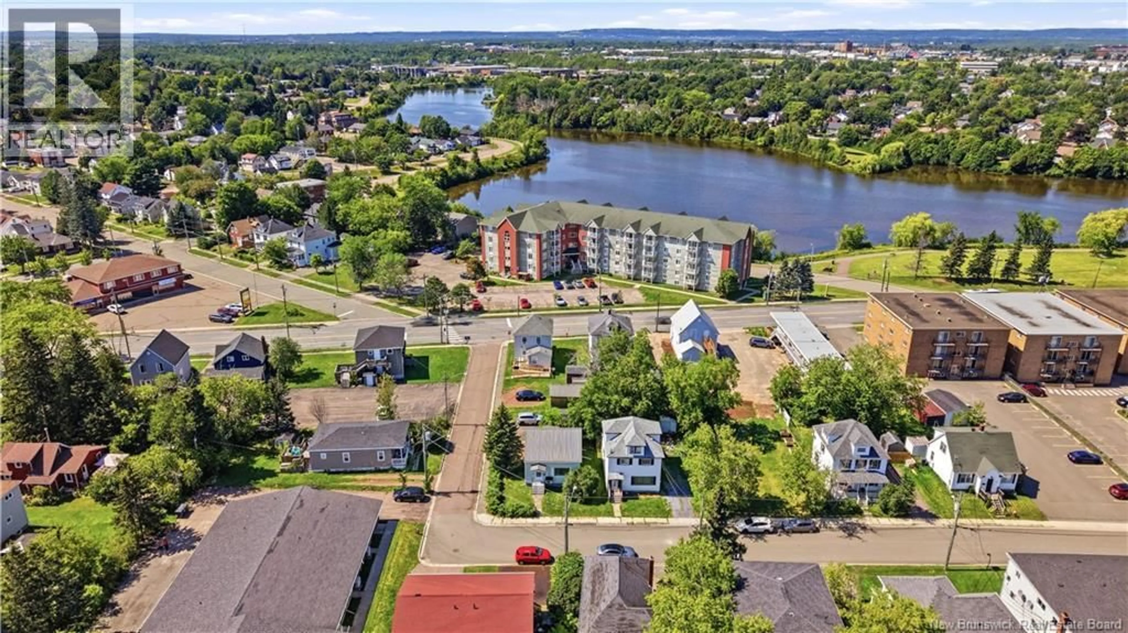 A pic from outside/outdoor area/front of a property/back of a property/a pic from drone, water/lake/river/ocean view for 33 BISHOP STREET, Moncton New Brunswick E1E1K4