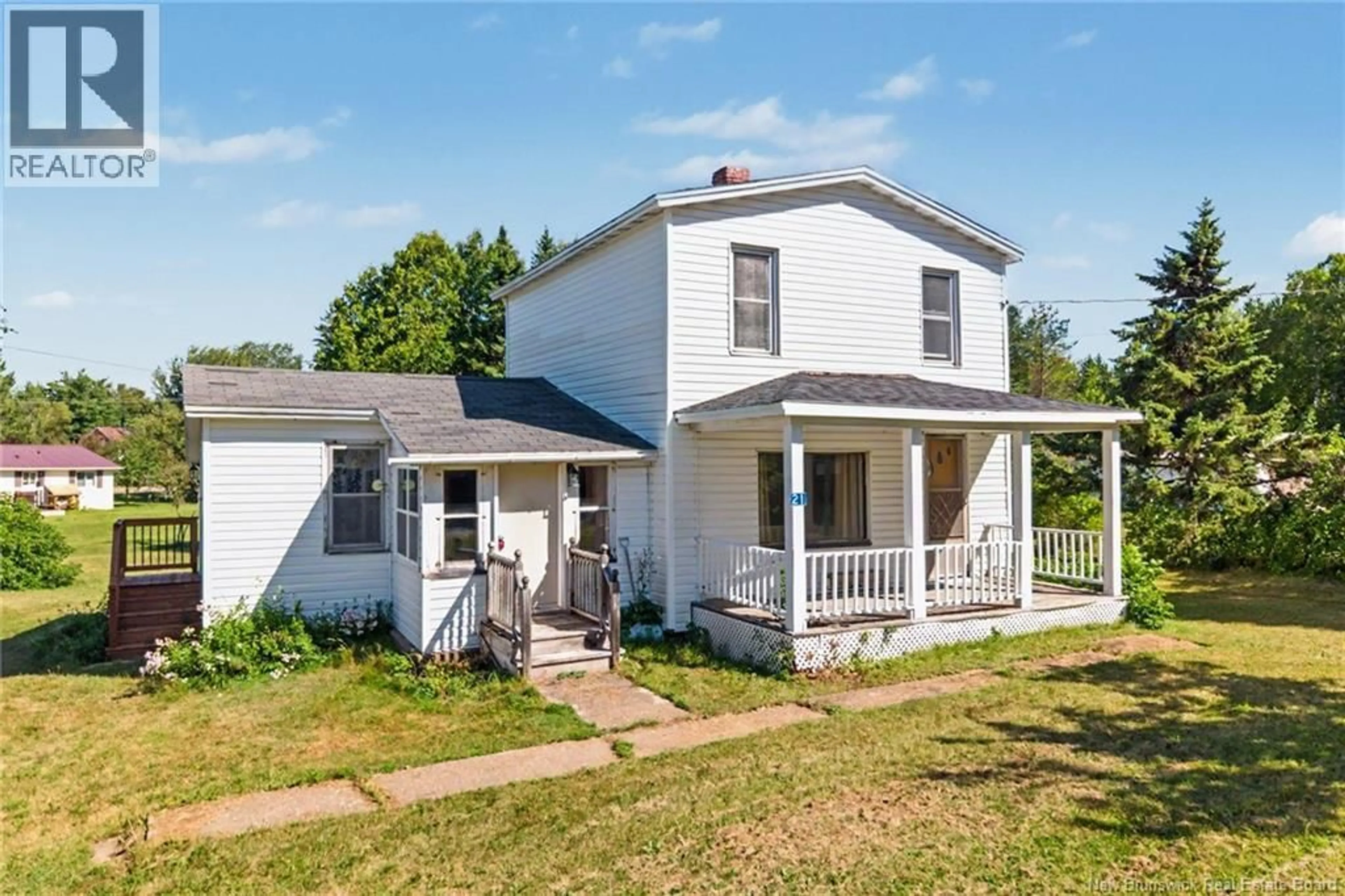 A pic from outside/outdoor area/front of a property/back of a property/a pic from drone, building for 21 RED BANK DRIVE, Chipman New Brunswick E4A2A1