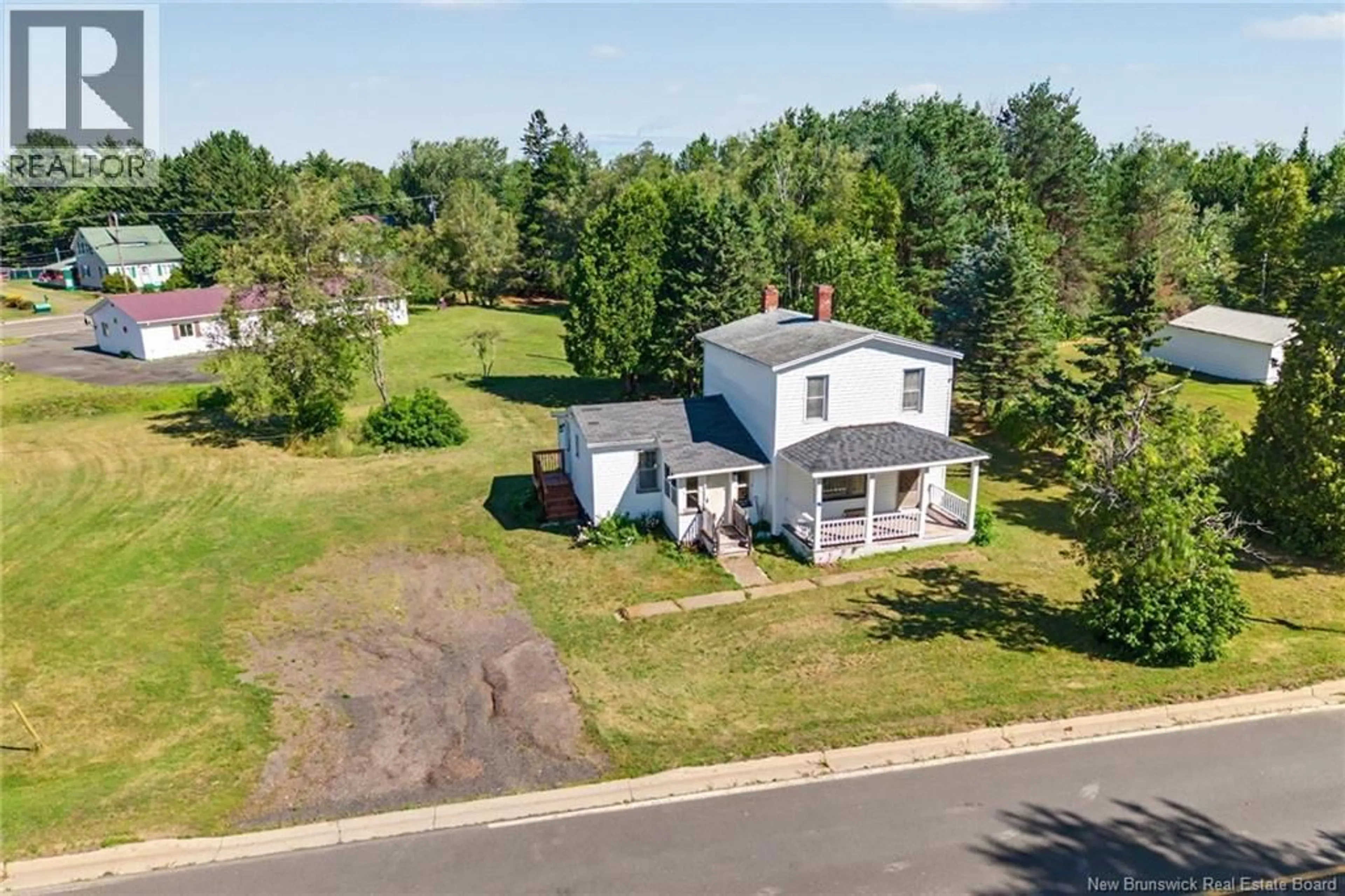 A pic from outside/outdoor area/front of a property/back of a property/a pic from drone, street for 21 RED BANK DRIVE, Chipman New Brunswick E4A2A1