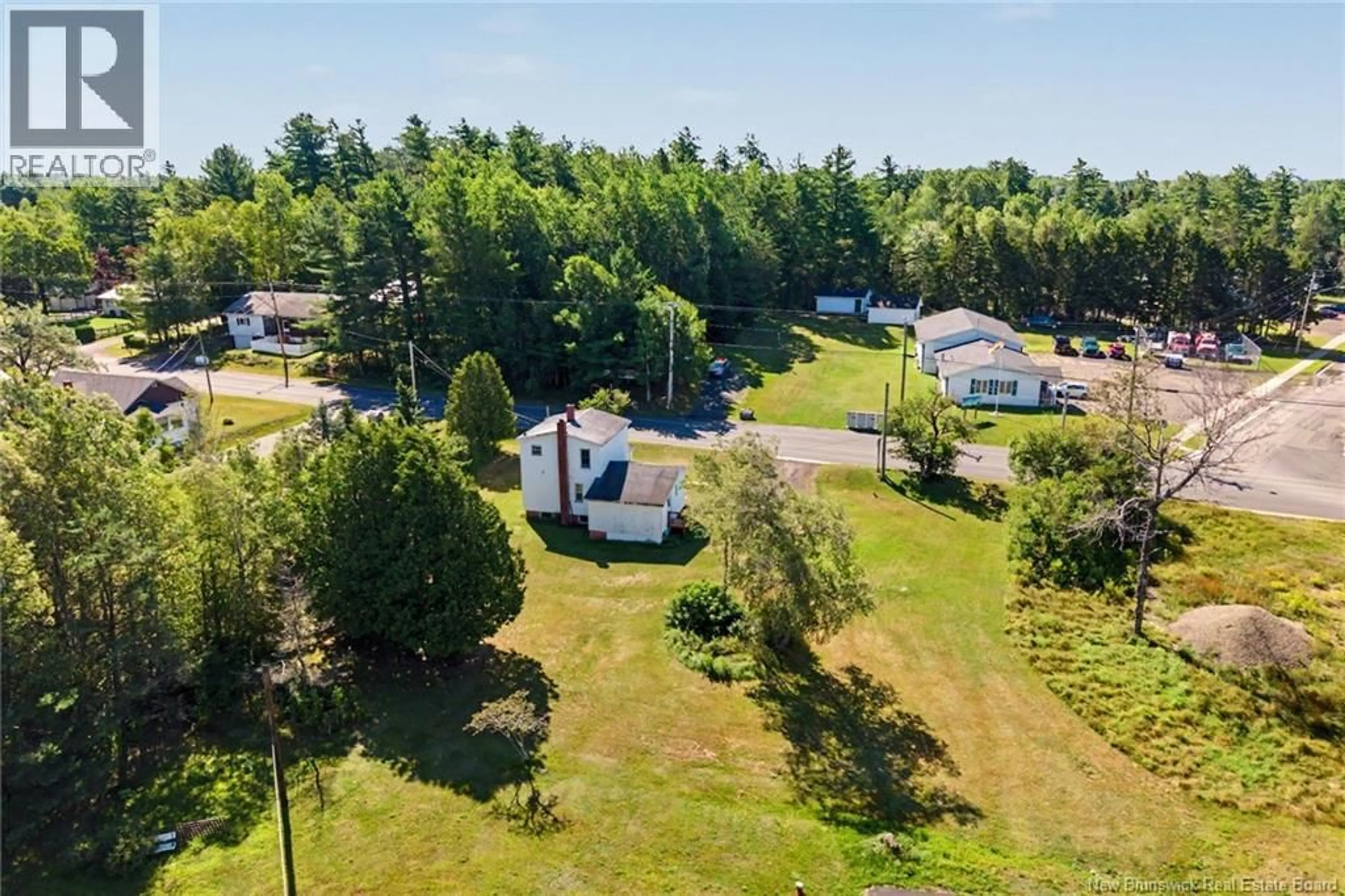 A pic from outside/outdoor area/front of a property/back of a property/a pic from drone, unknown for 21 RED BANK DRIVE, Chipman New Brunswick E4A2A1
