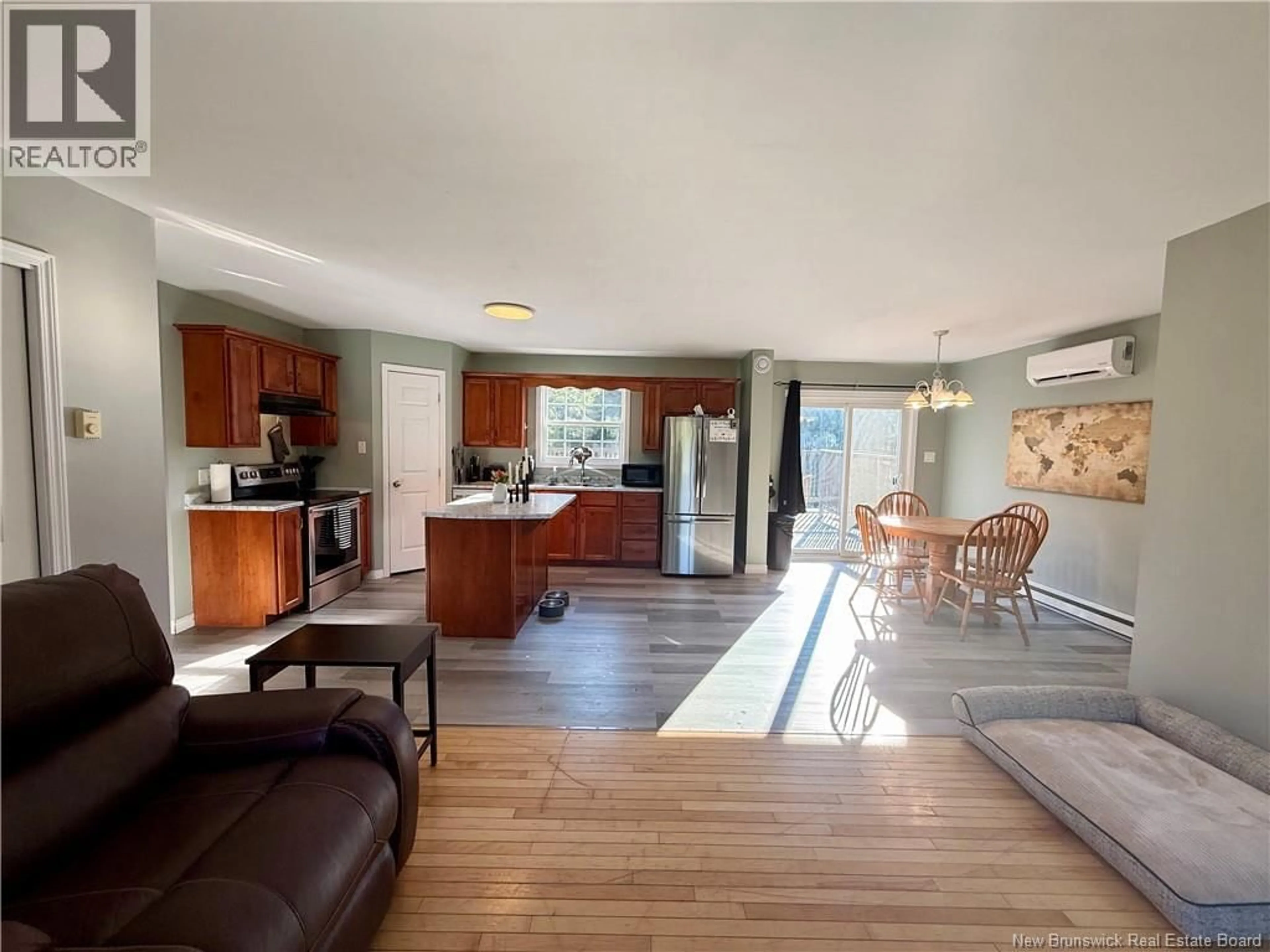 Open concept kitchen, wood/laminate floor for 101 WETMORE CREEK ROAD, Musquash New Brunswick E5J2L3