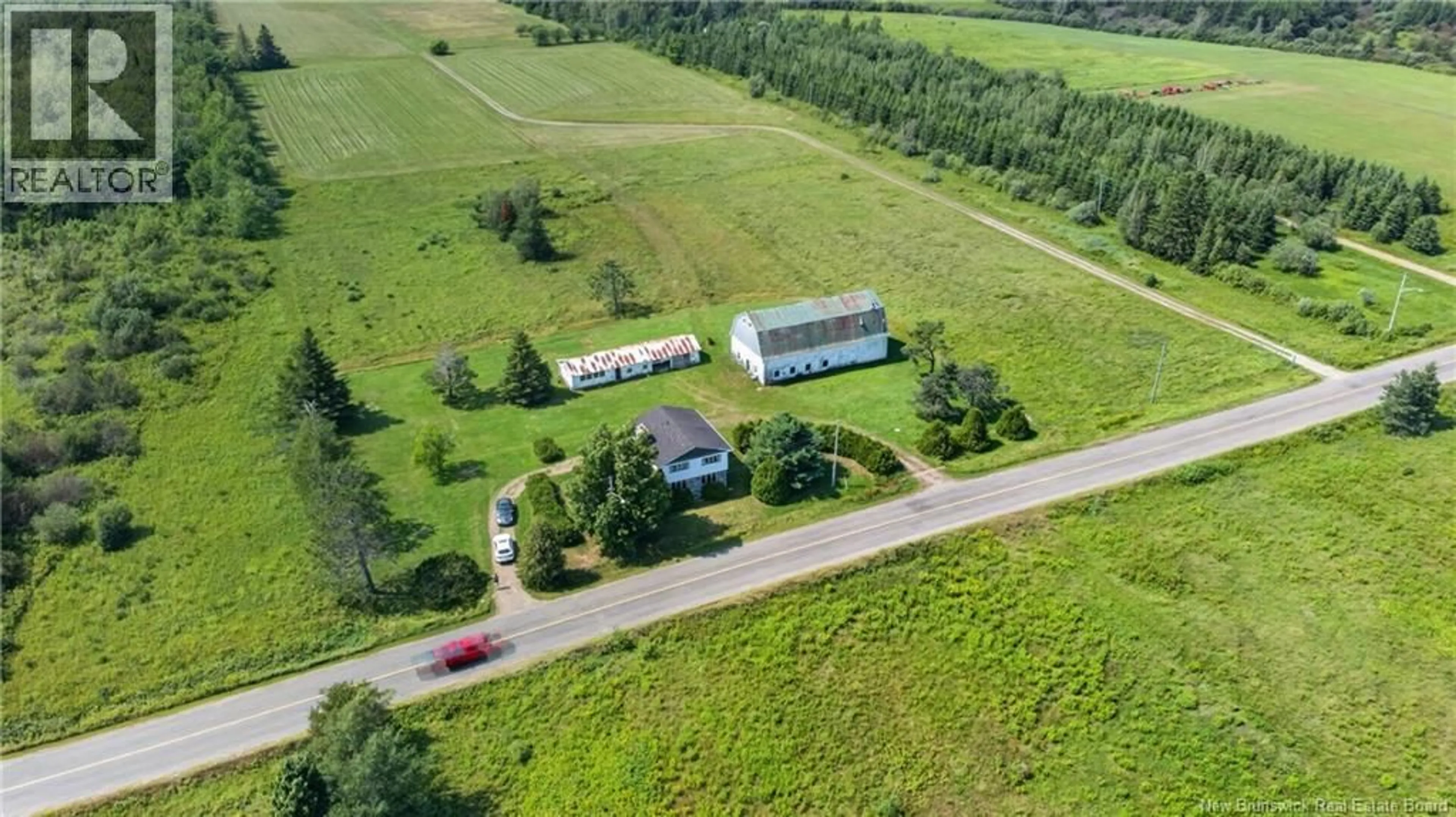 A pic from outside/outdoor area/front of a property/back of a property/a pic from drone, building for 800 SAINT CHARLES NORD ROAD, Saint-Charles New Brunswick E4W4T3