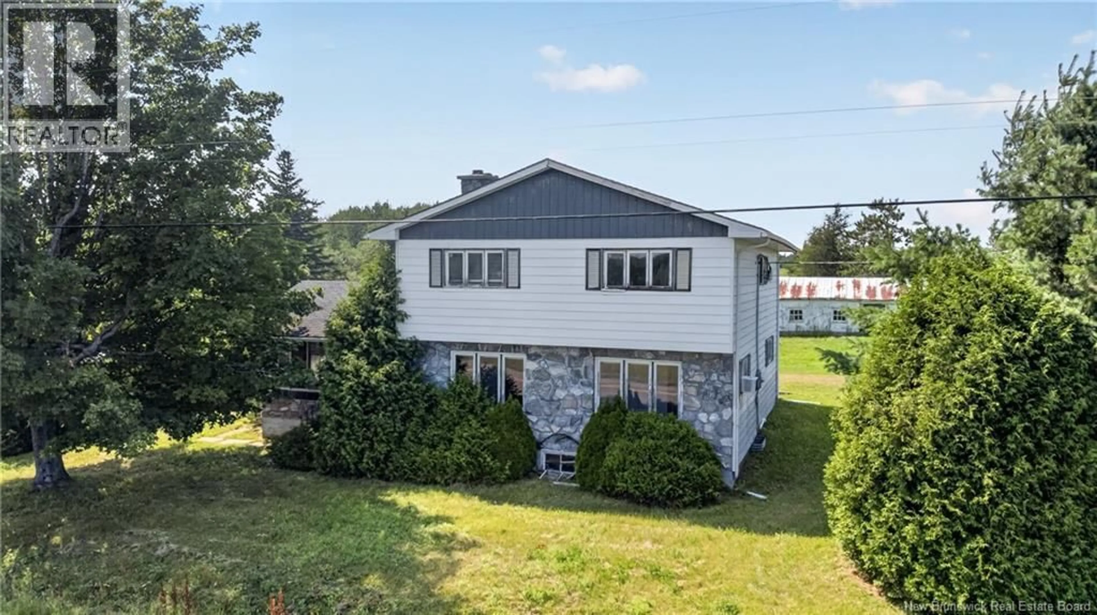 A pic from outside/outdoor area/front of a property/back of a property/a pic from drone, unknown for 800 SAINT CHARLES NORD ROAD, Saint-Charles New Brunswick E4W4T3