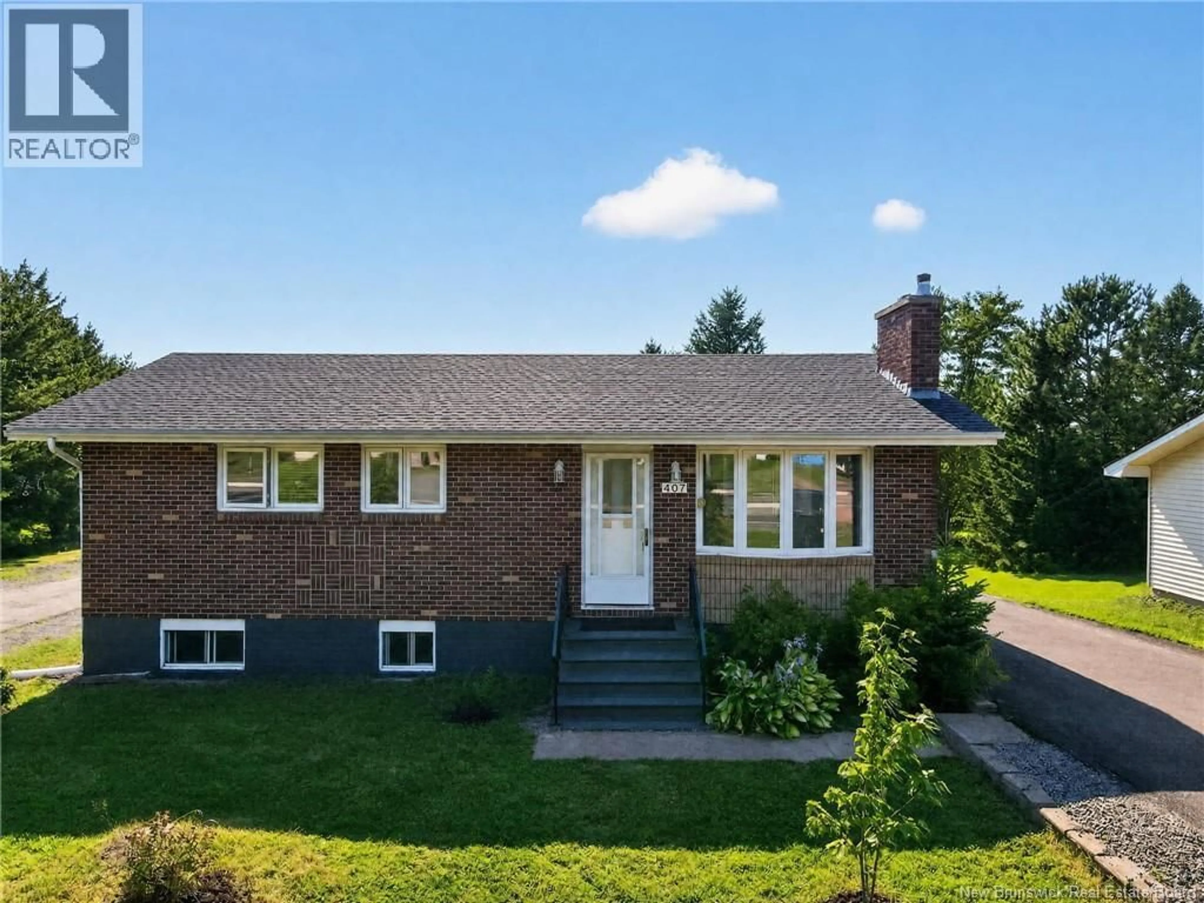 Home with brick exterior material, street for 407 FOX CREEK ROAD, Dieppe New Brunswick E1A7M5