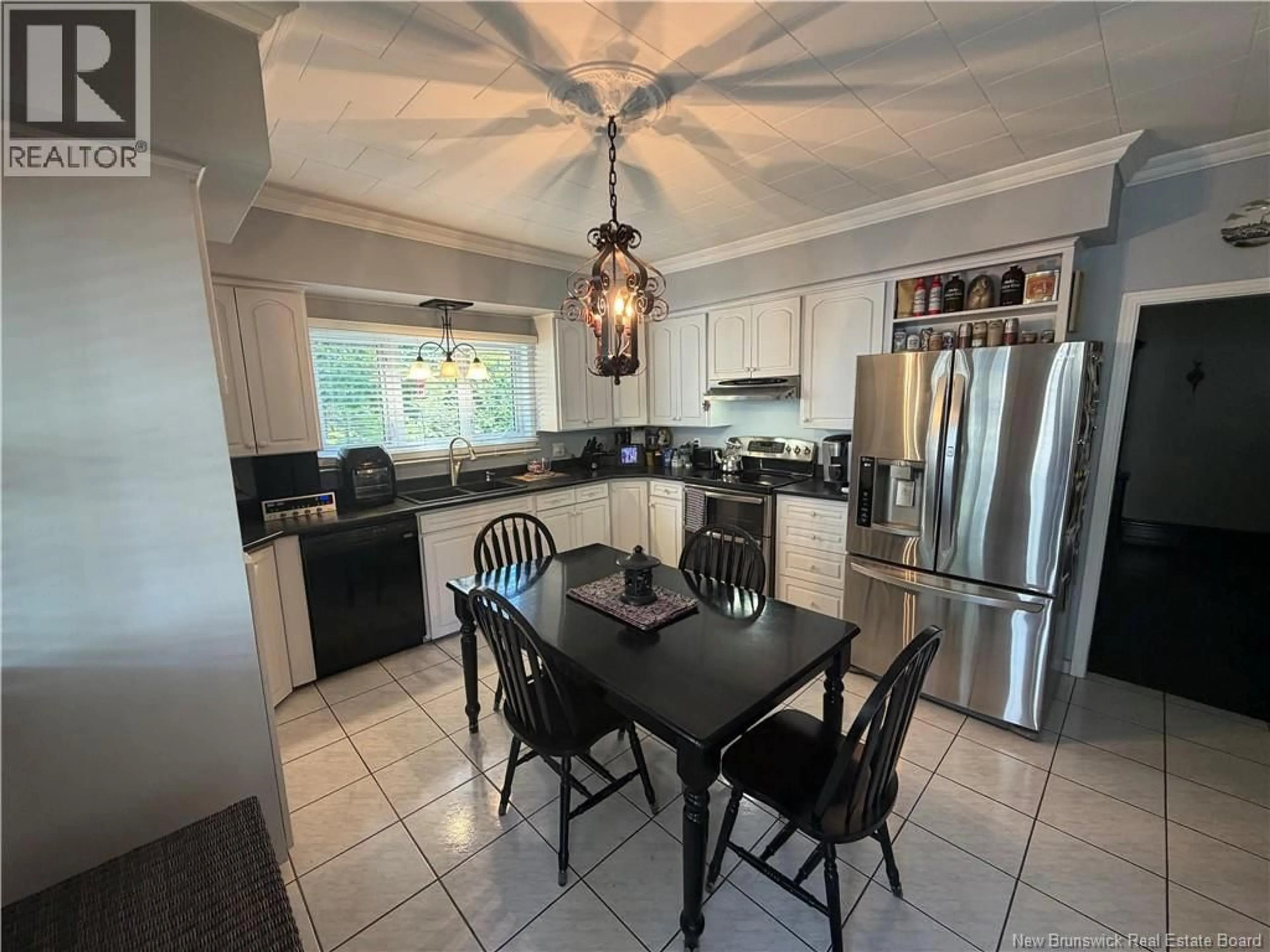 Open concept kitchen, ceramic/tile floor for 34 TERRACE STREET, Perth-Andover New Brunswick E7H4Z1