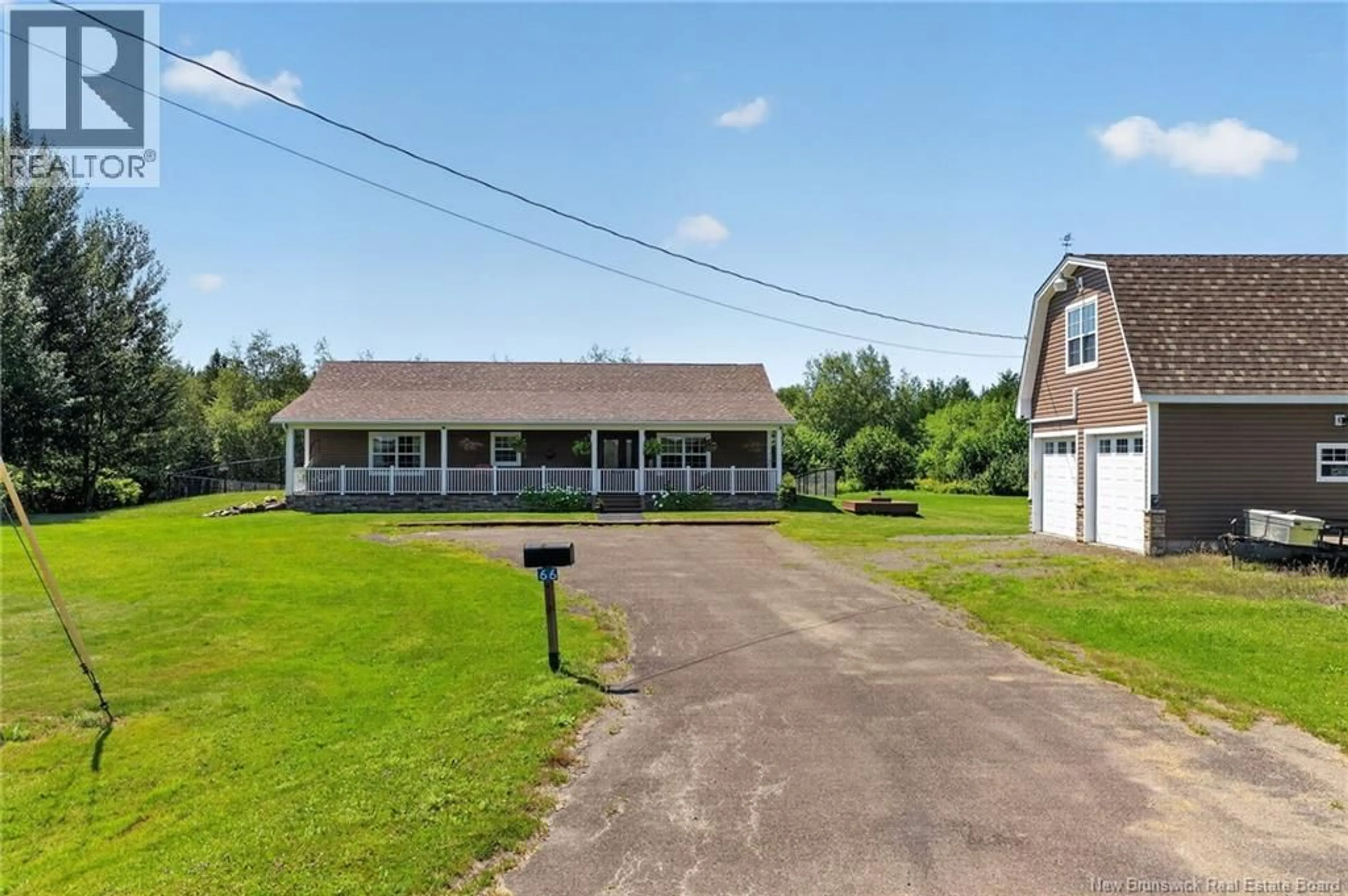 A pic from outside/outdoor area/front of a property/back of a property/a pic from drone, unknown for 66 DOUTHWRIGHT ROAD, Colpitts Settlement New Brunswick E4J1C1