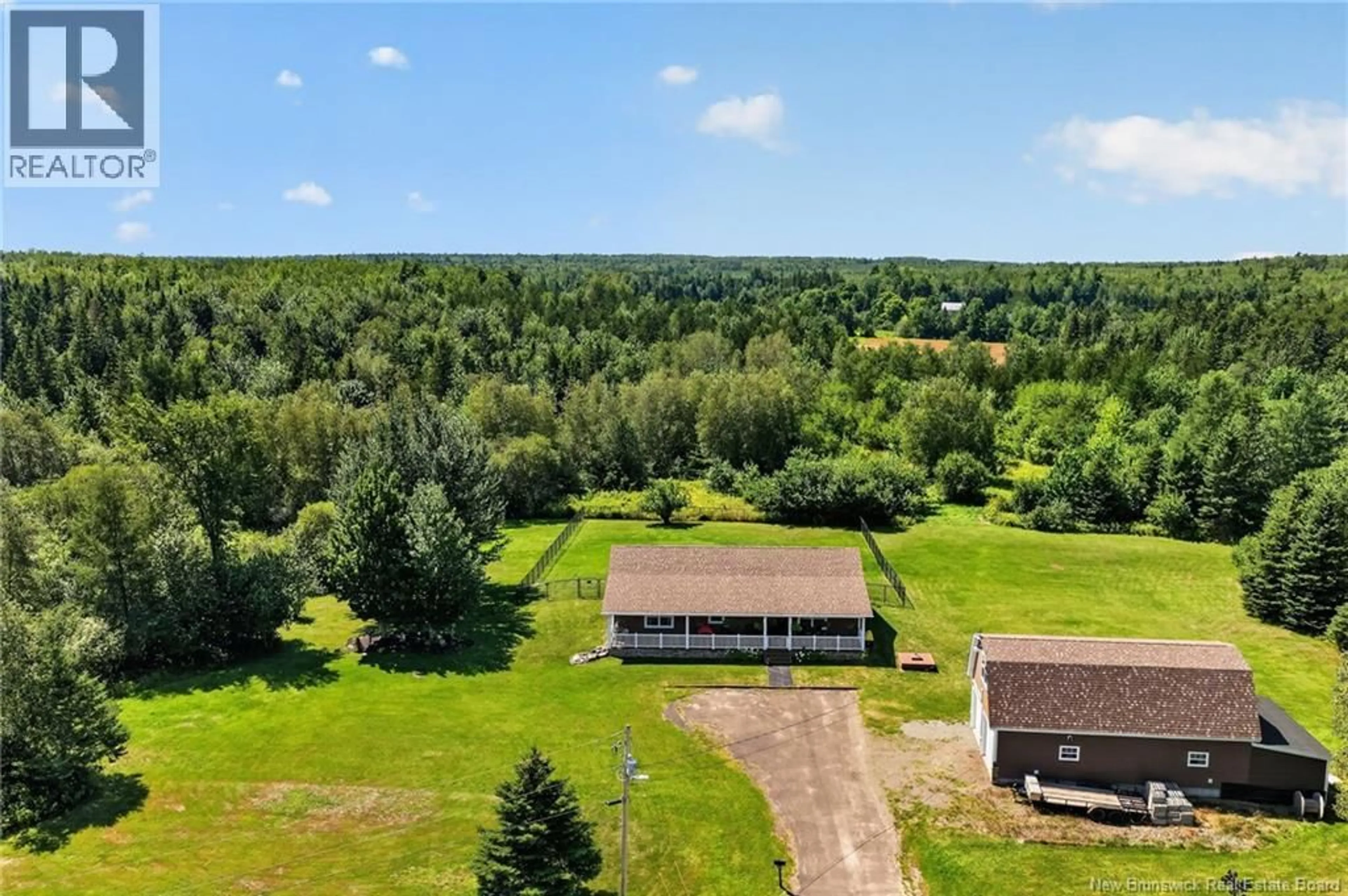 A pic from outside/outdoor area/front of a property/back of a property/a pic from drone, unknown for 66 DOUTHWRIGHT ROAD, Colpitts Settlement New Brunswick E4J1C1