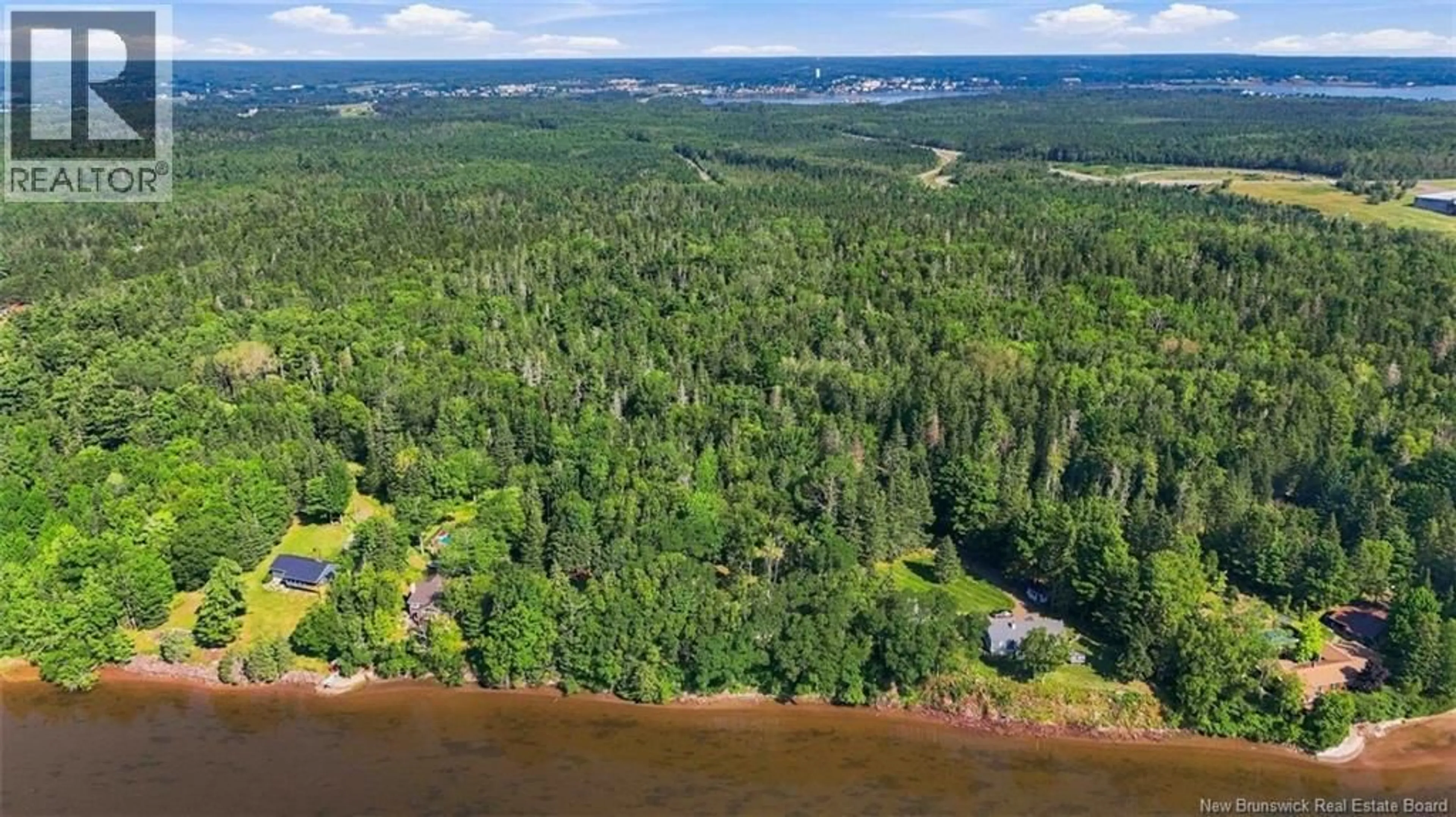 A pic from outside/outdoor area/front of a property/back of a property/a pic from drone, water/lake/river/ocean view for 40 COUNTRY LANE, McKees Mills New Brunswick E4V2R8