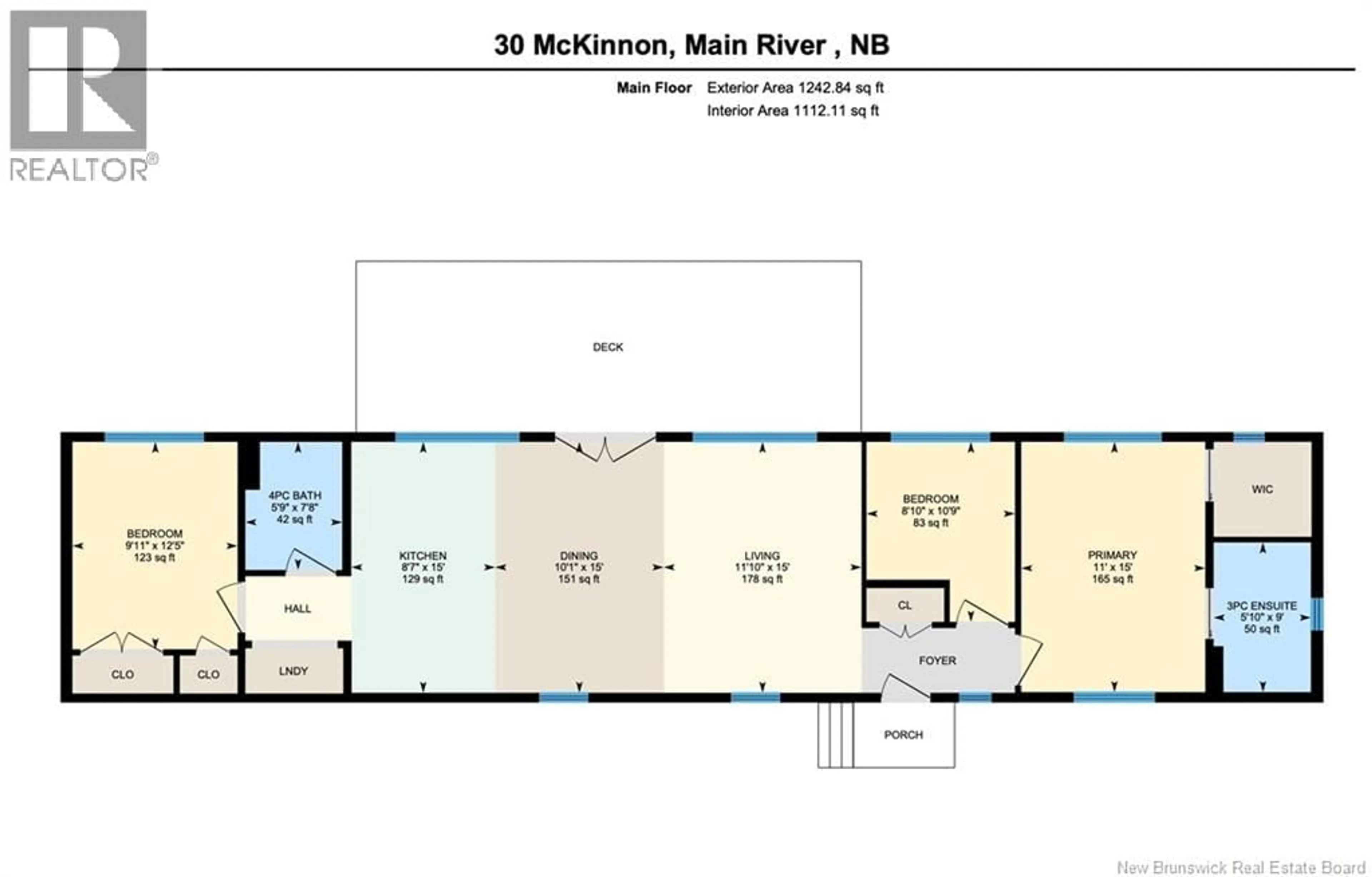 Floor plan for 30 MCKINNON, Main River New Brunswick E4T1T8